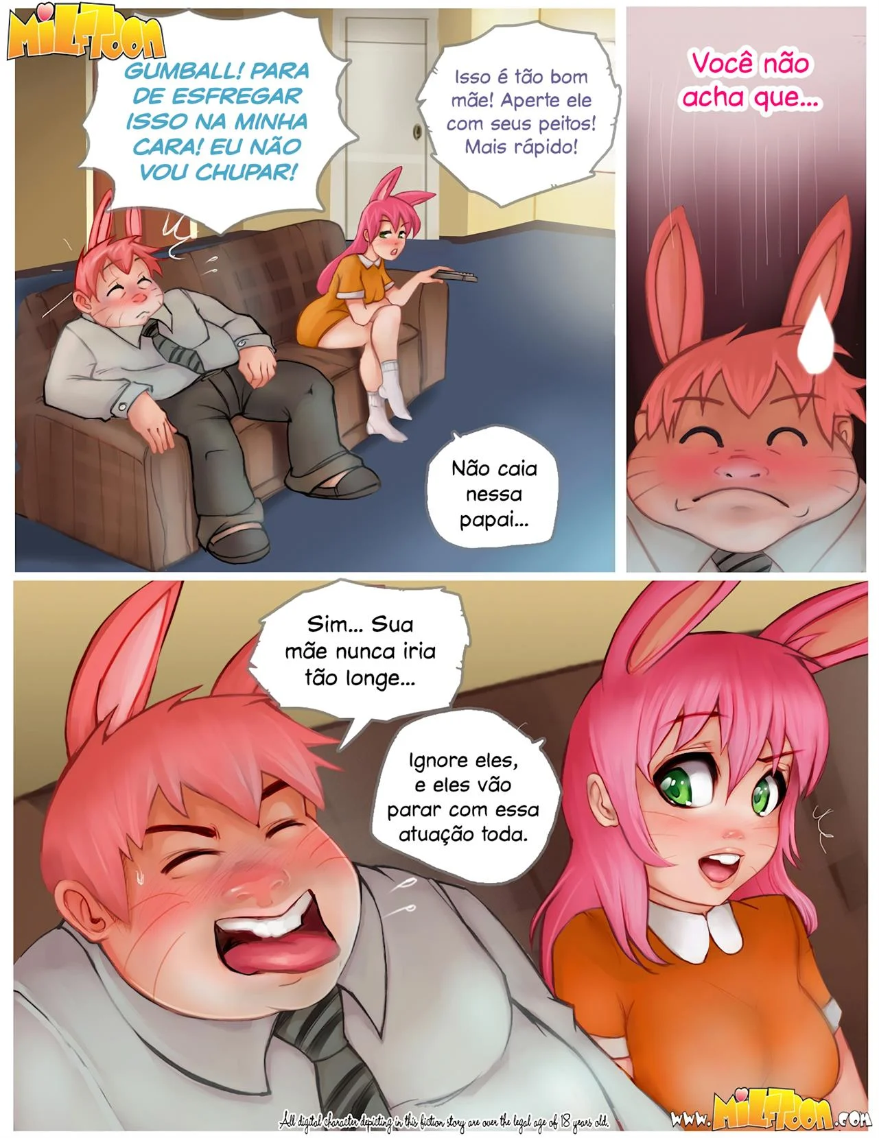 O incr&iacute;vel mundo de Gumass &ndash; Incesto &ndash; Quadrinho em Portugu&ecirc;s PT-BR