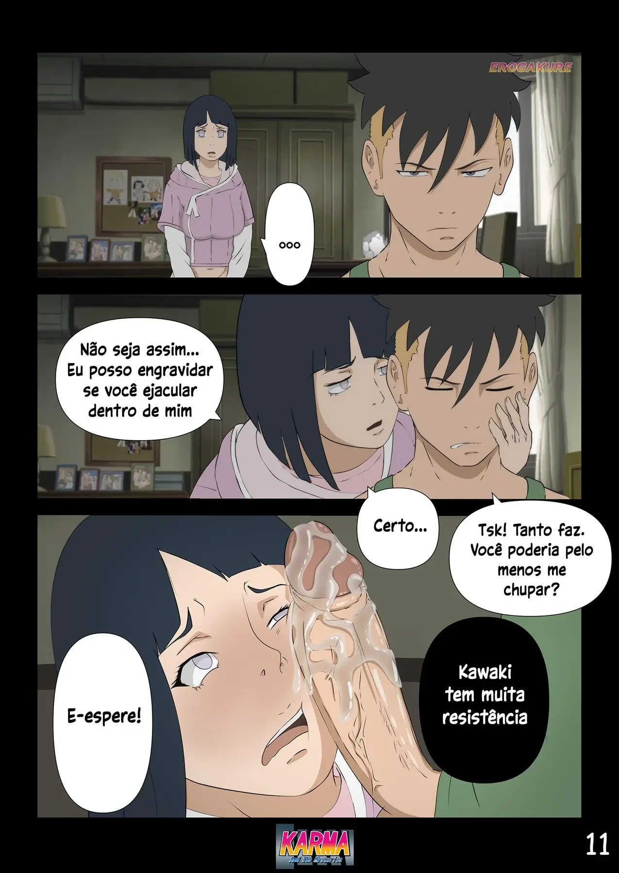 O karma de Boruto 3 – Sarada Hentai – Completo O karma de Boruto 3 – Sarada Hentai – Completo