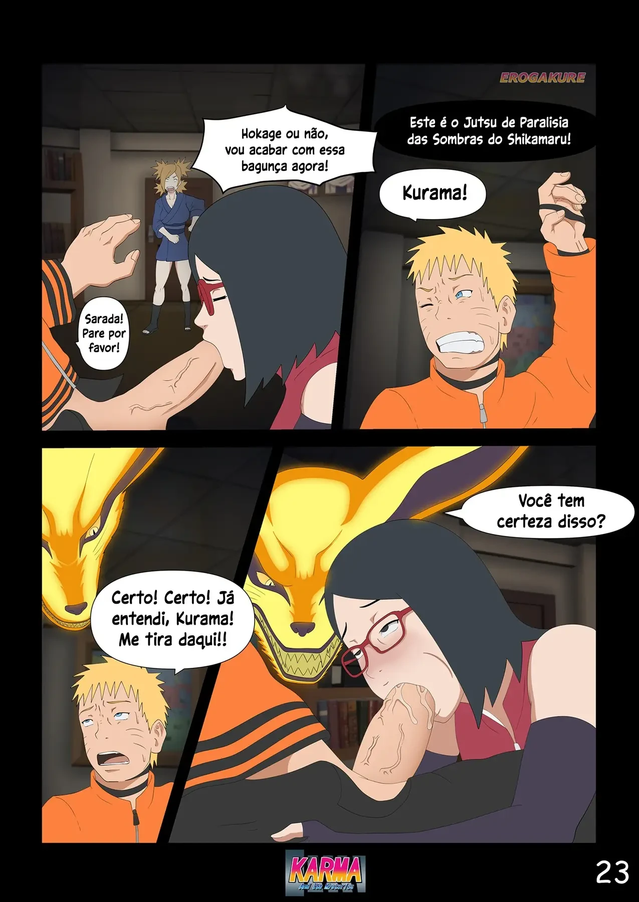 O karma de Boruto 3 – Sarada Hentai – Completo O karma de Boruto 3 – Sarada Hentai – Completo