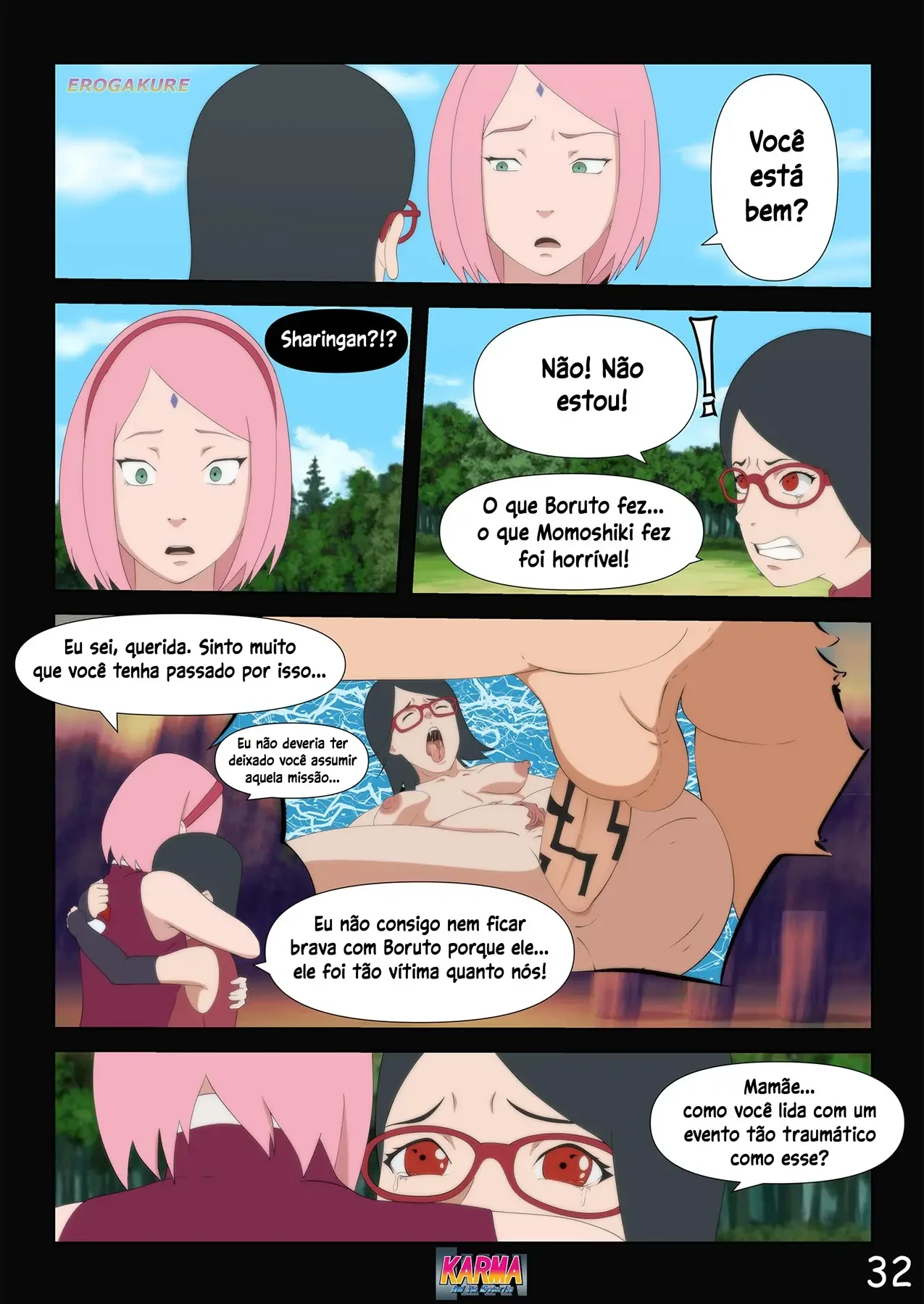 O karma de Boruto 3 – Sarada Hentai – Completo O karma de Boruto 3 – Sarada Hentai – Completo