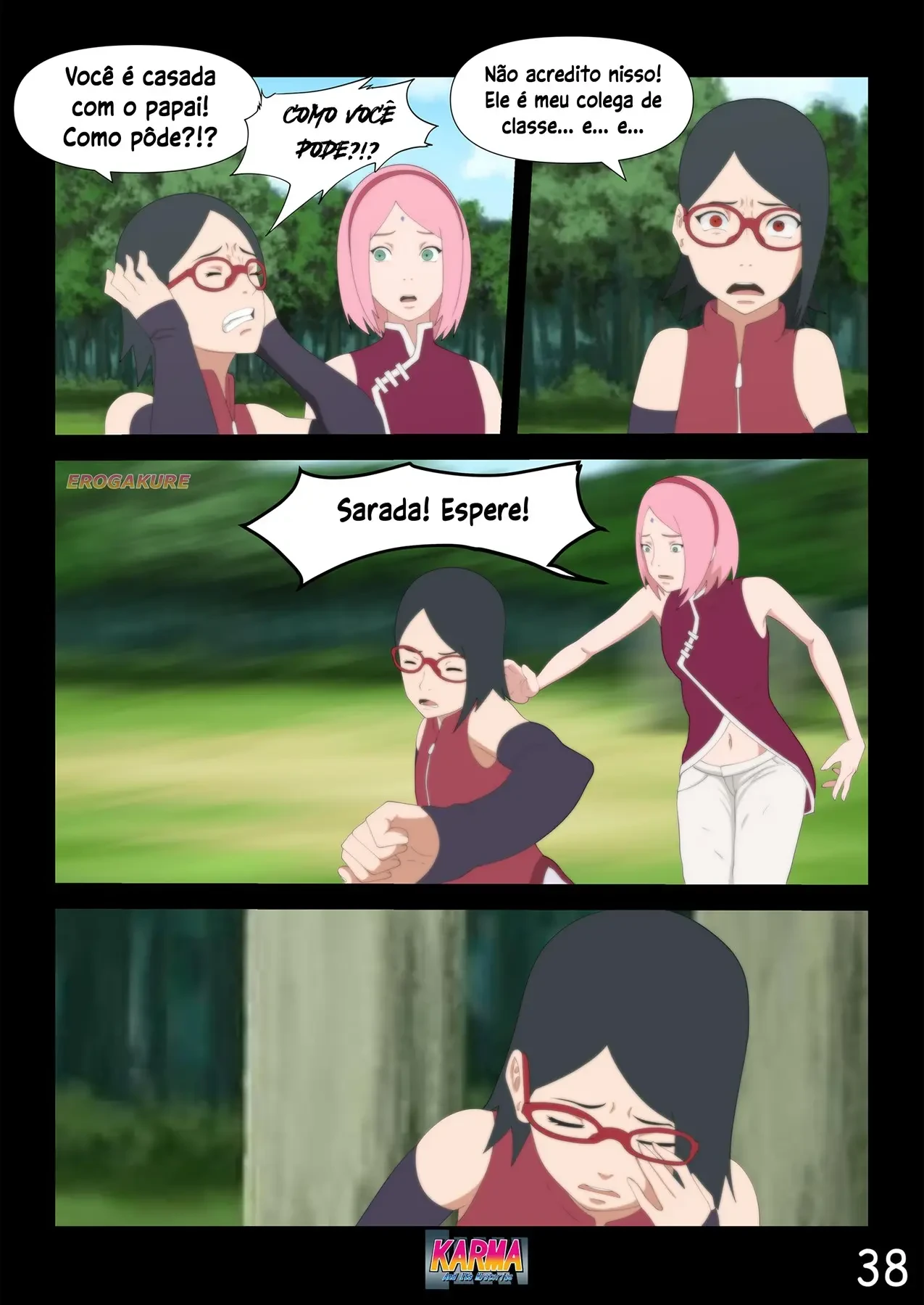 O karma de Boruto 3 – Sarada Hentai – Completo O karma de Boruto 3 – Sarada Hentai – Completo