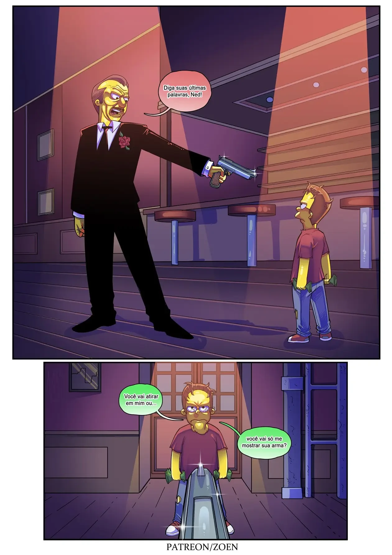 O Lado Oculto de Ned &ndash; Quadrinhos Eroticos &ndash; Quadrinho em Portugu&ecirc;s PT-BR