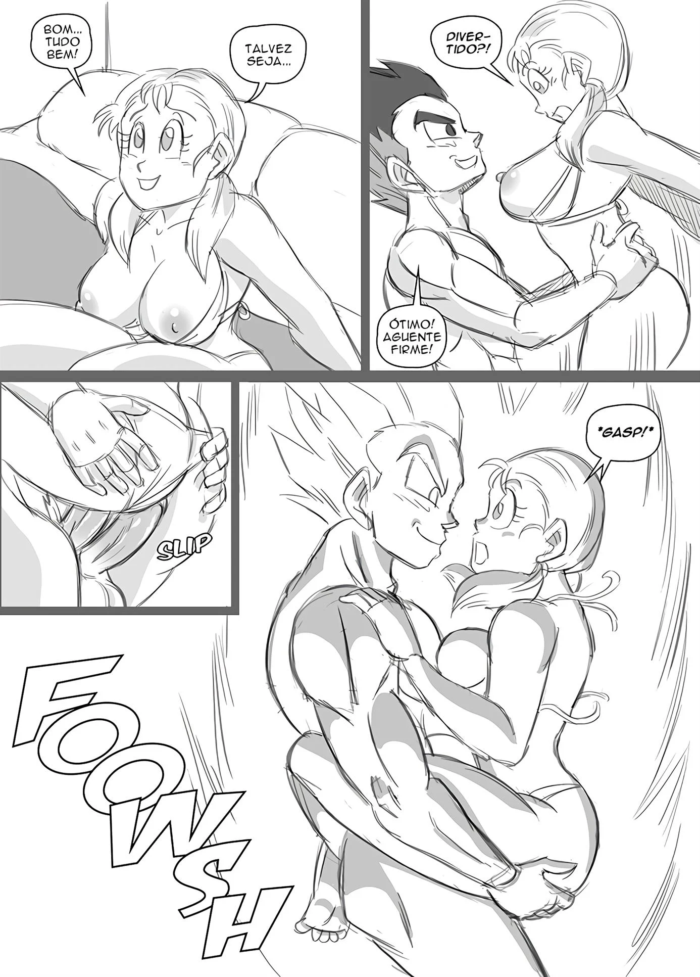 O menage com Marron &ndash; Bombado &ndash; Quadrinho De Sexo Em PT-BR