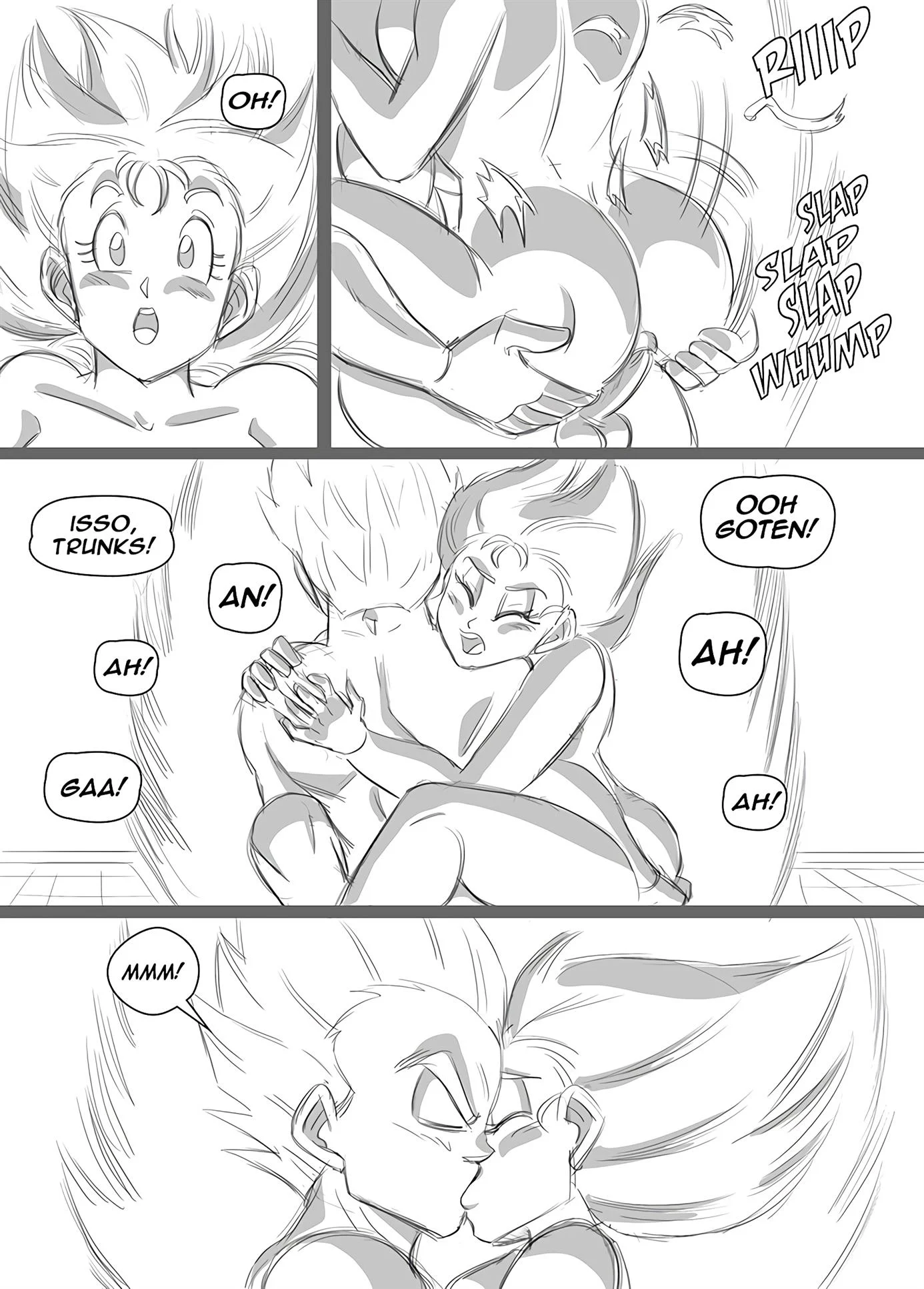 O menage com Marron &ndash; Bombado &ndash; Quadrinho De Sexo Em PT-BR