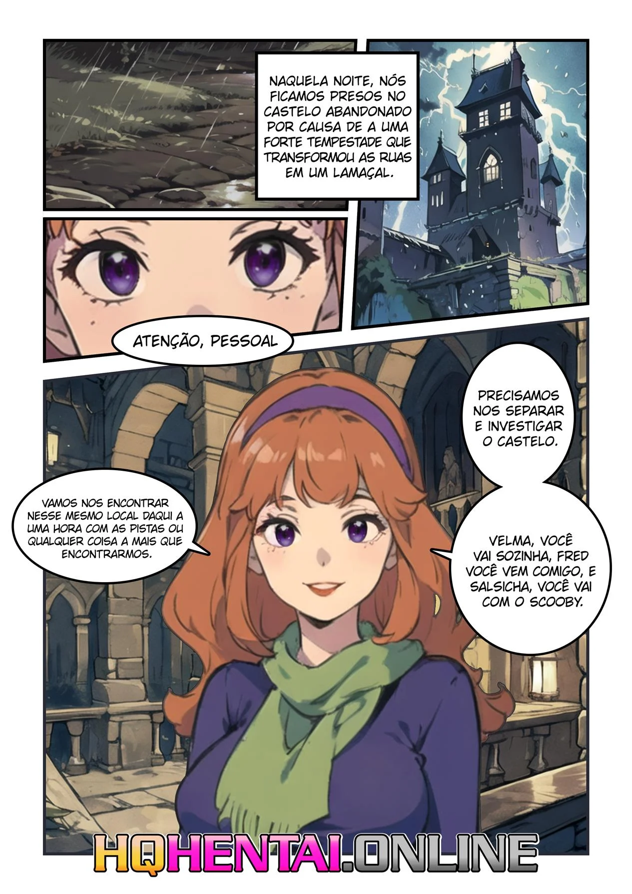 O Momento Especial de Daphne e Fred &ndash; Cartoon &ndash; Ler Quadrinho Porno PT-BR