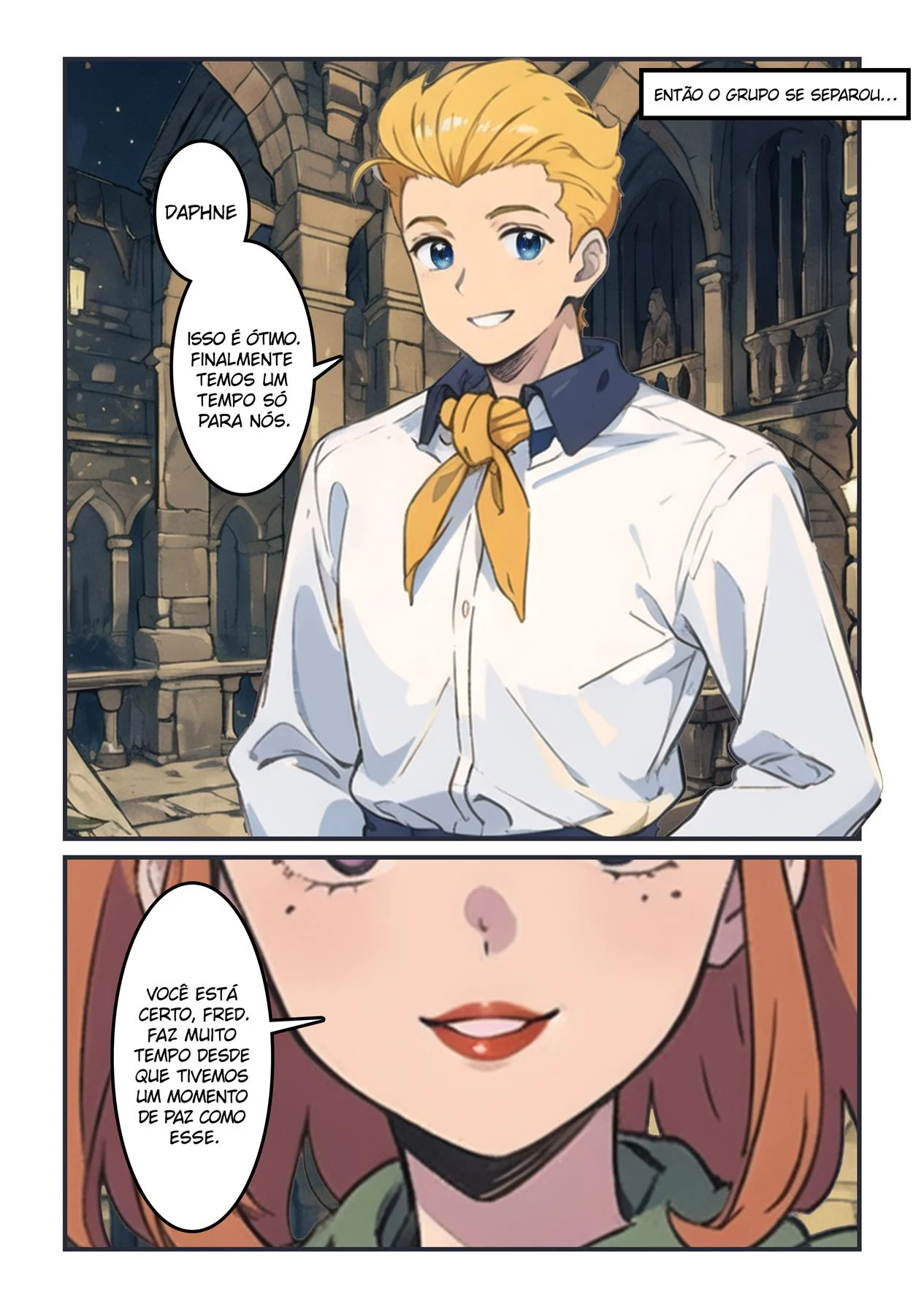 O Momento Especial de Daphne e Fred &ndash; Cartoon &ndash; Ler Quadrinho Porno PT-BR