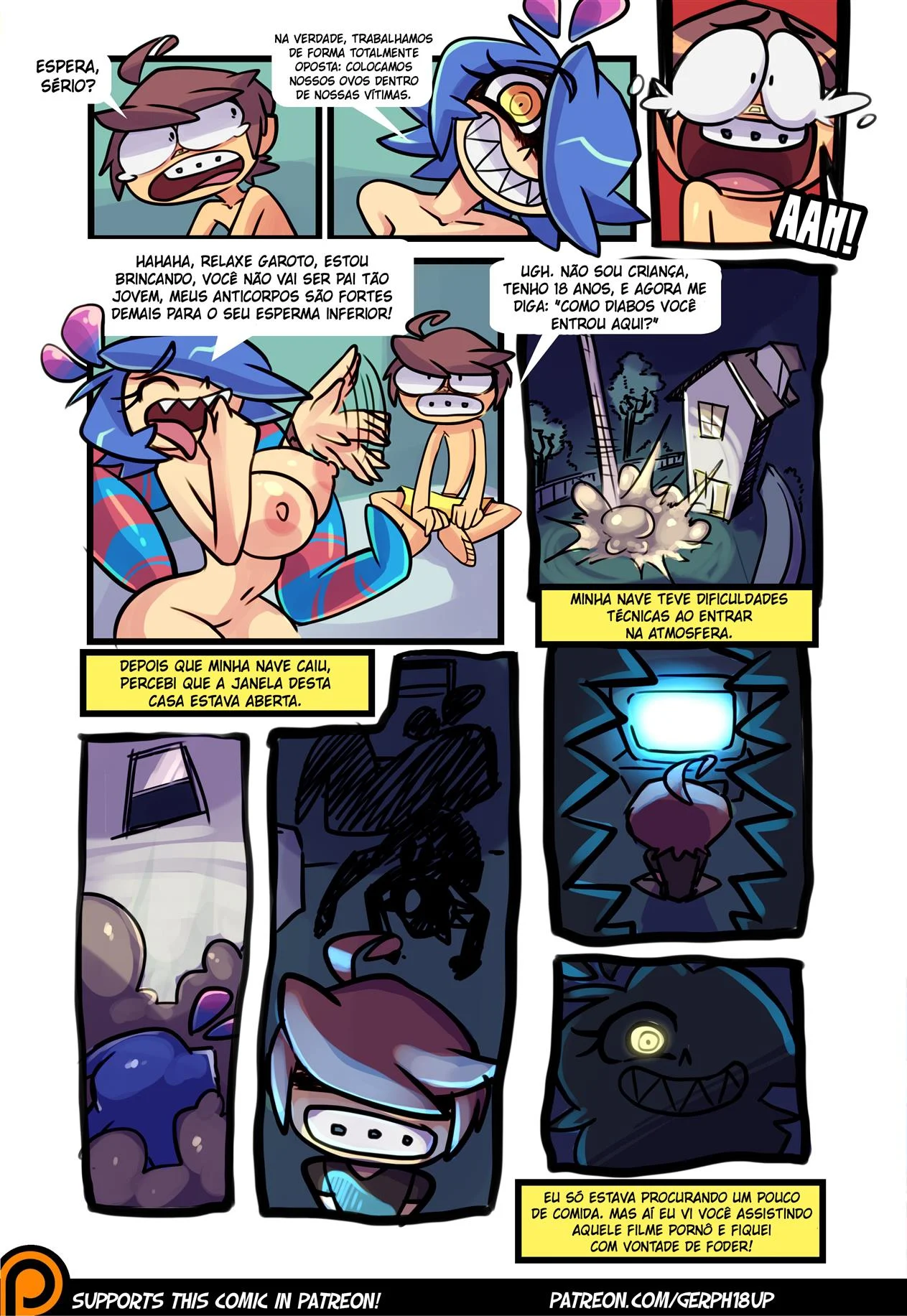 O Mundo da Skarp 1 &ndash; Ahegao &ndash; Em Portugu&ecirc;s