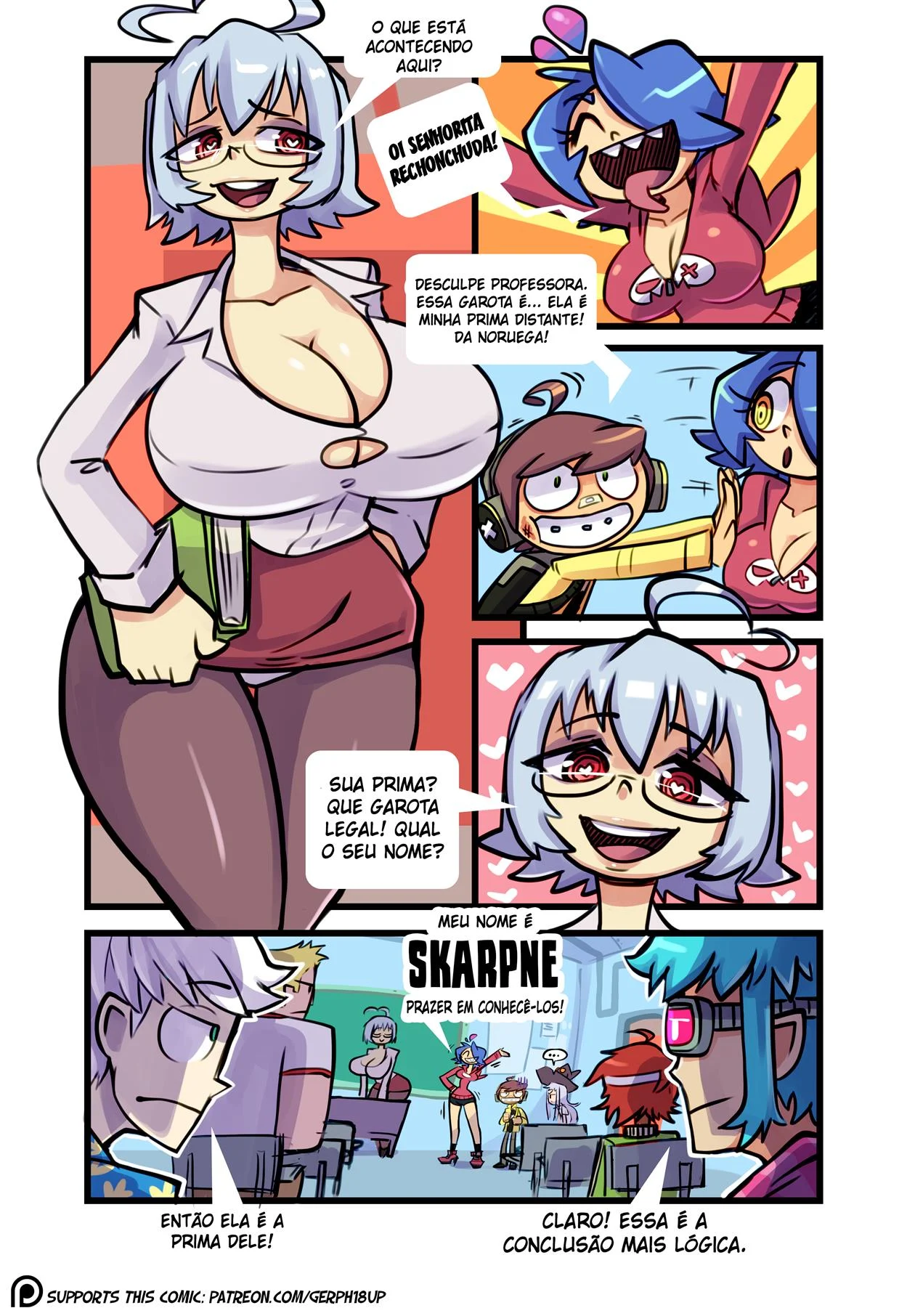 O Mundo da Skarp 2 &ndash; Bukkake &ndash; Legendas em PT-BR