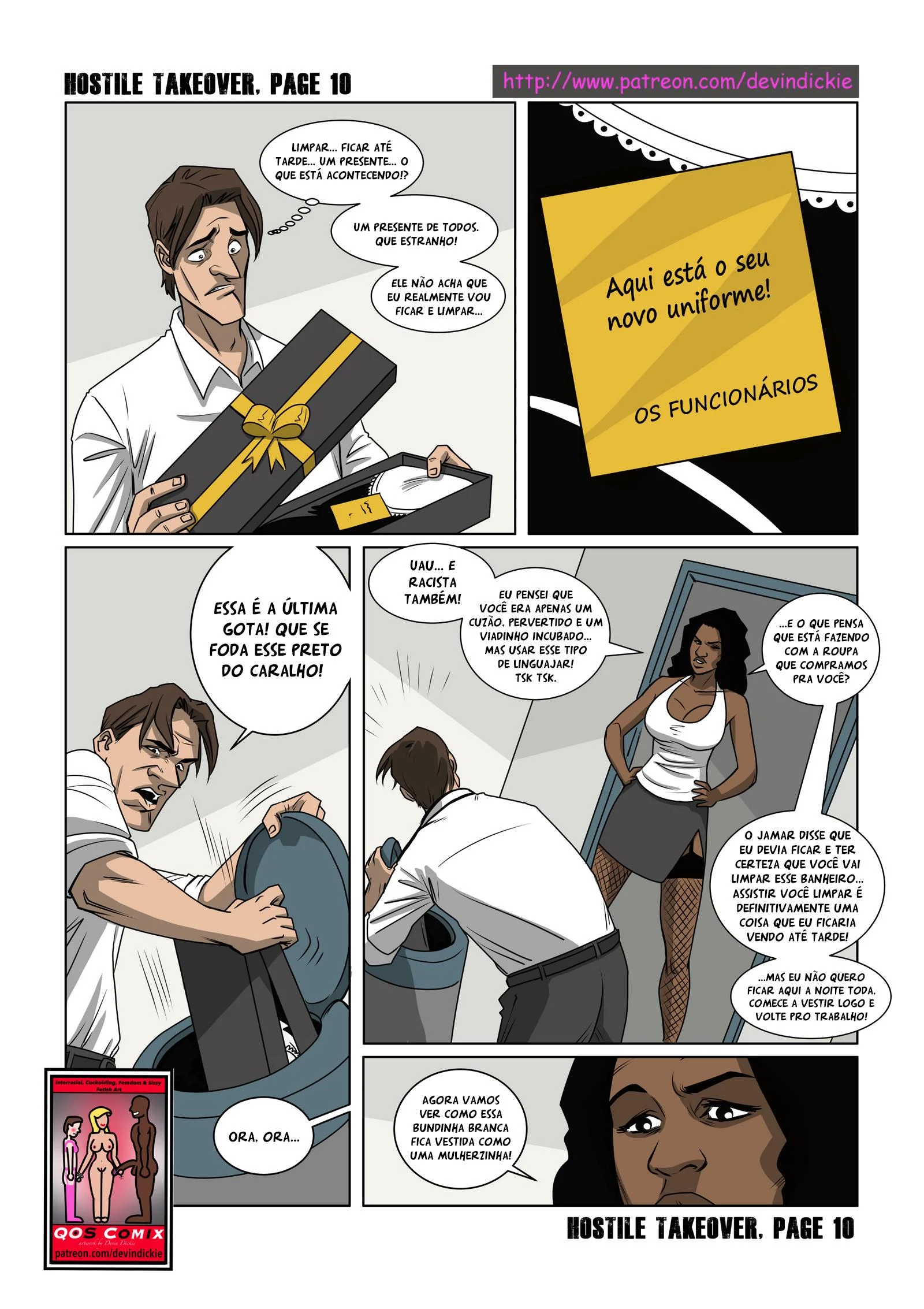 O Neg&atilde;o da Firma &ndash; Pau Grande &ndash; Quadrinho De Sexo Em PT-BR