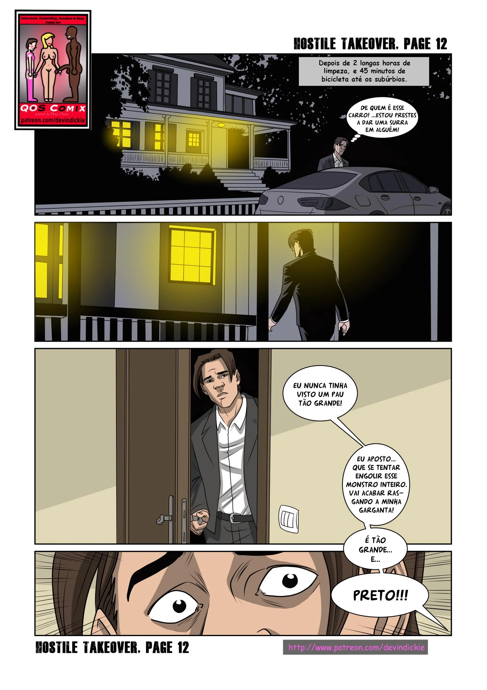 O Neg&atilde;o da Firma &ndash; Pau Grande &ndash; Quadrinho De Sexo Em PT-BR