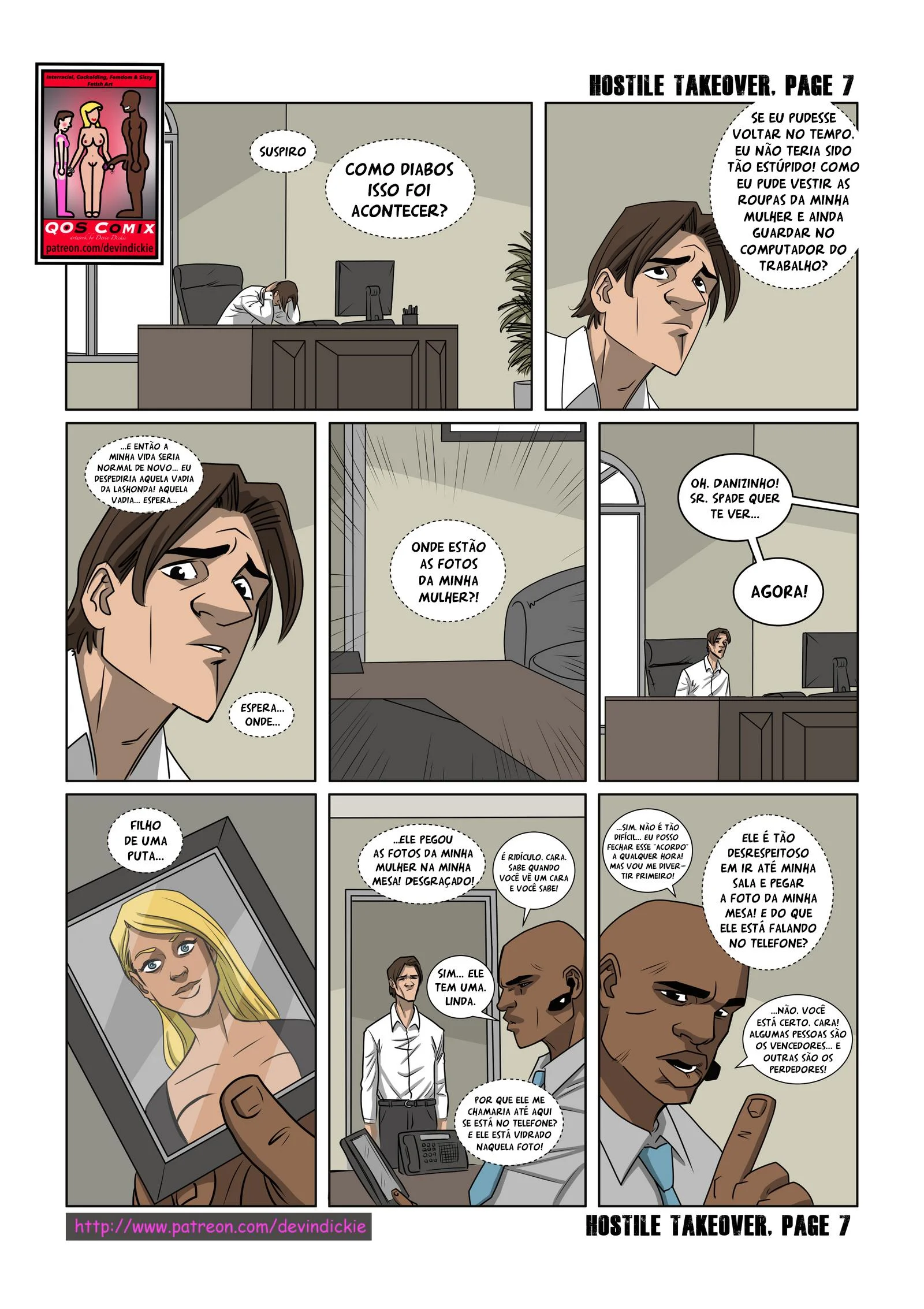 O Neg&atilde;o da Firma &ndash; Pau Grande &ndash; Quadrinho De Sexo Em PT-BR