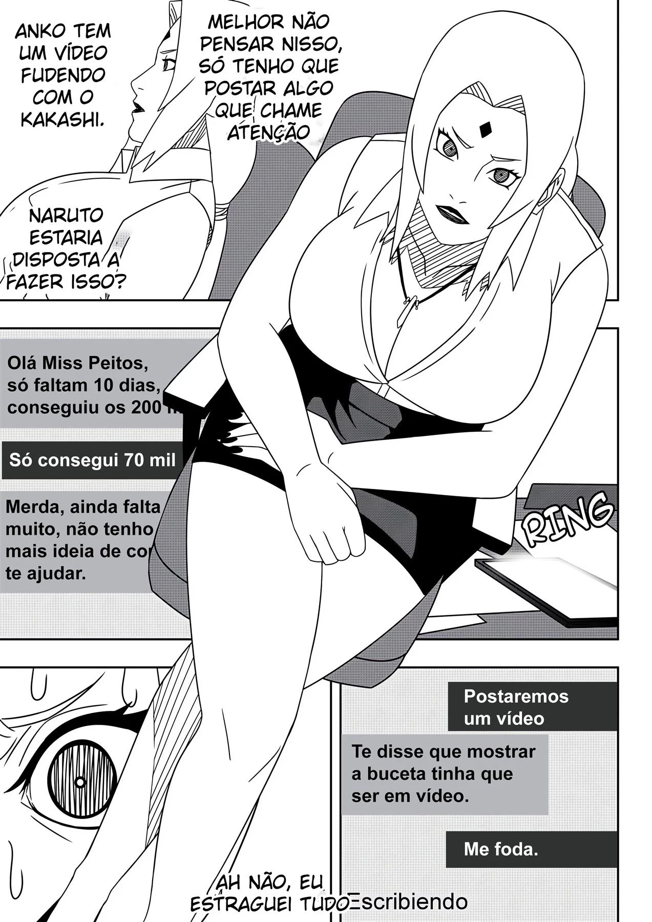 O OnlyFans de Tsunade &ndash; MILF &ndash; Hentai em Portugu&ecirc;s