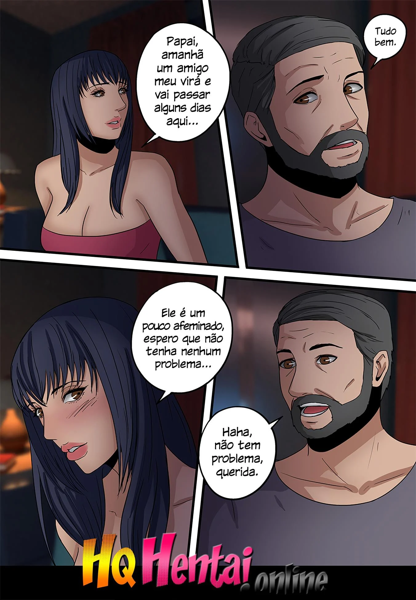 O pai da minha amiga &ndash; HQ De Sexo &ndash; Legendas em PT-BR