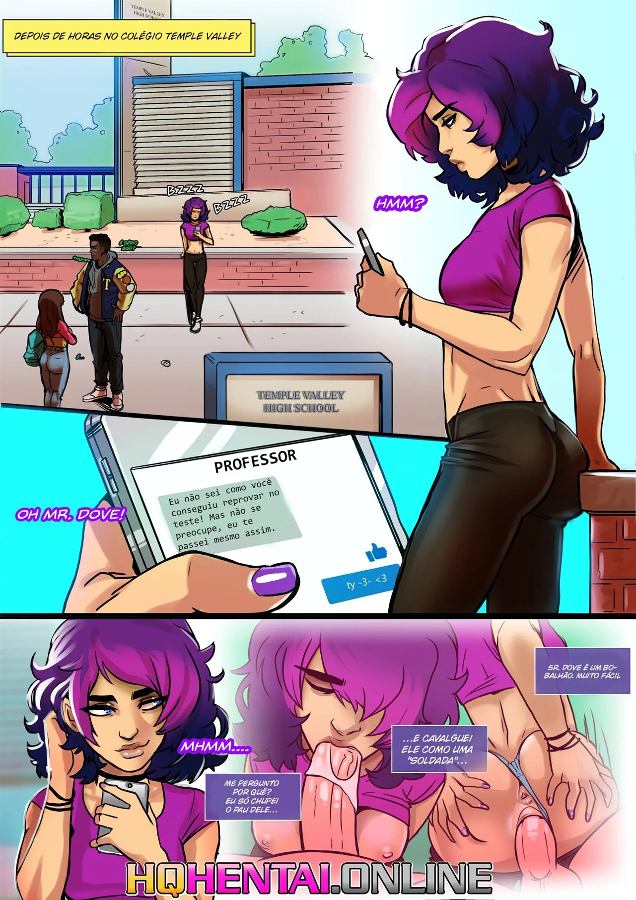 O passe para a porta de tr&aacute;s &ndash; Anal &ndash; Ler Quadrinho Porno PT-BR