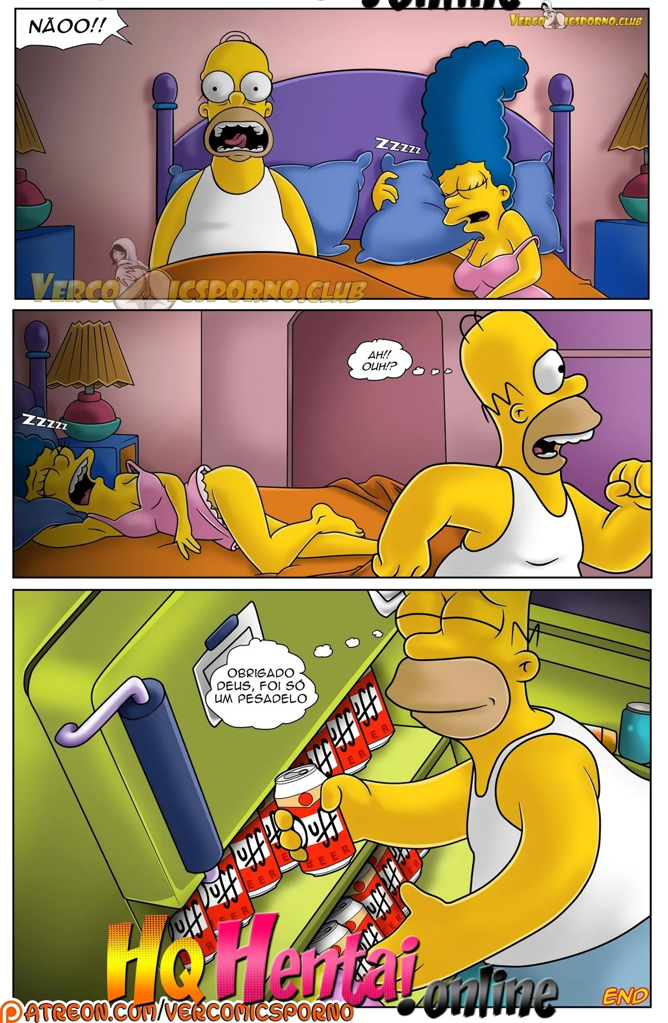 O pesadelo de Homer &ndash; Trai&ccedil;&atilde;o &ndash; Ler Quadrinho Completos