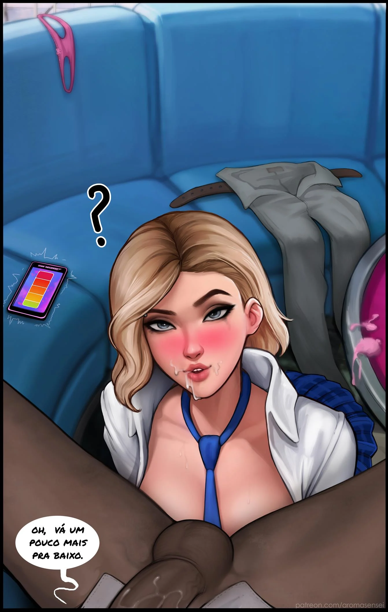 O Presente da Gwen &ndash; Aroma Sensei &ndash; Ler Quadrinho Porno PT-BR