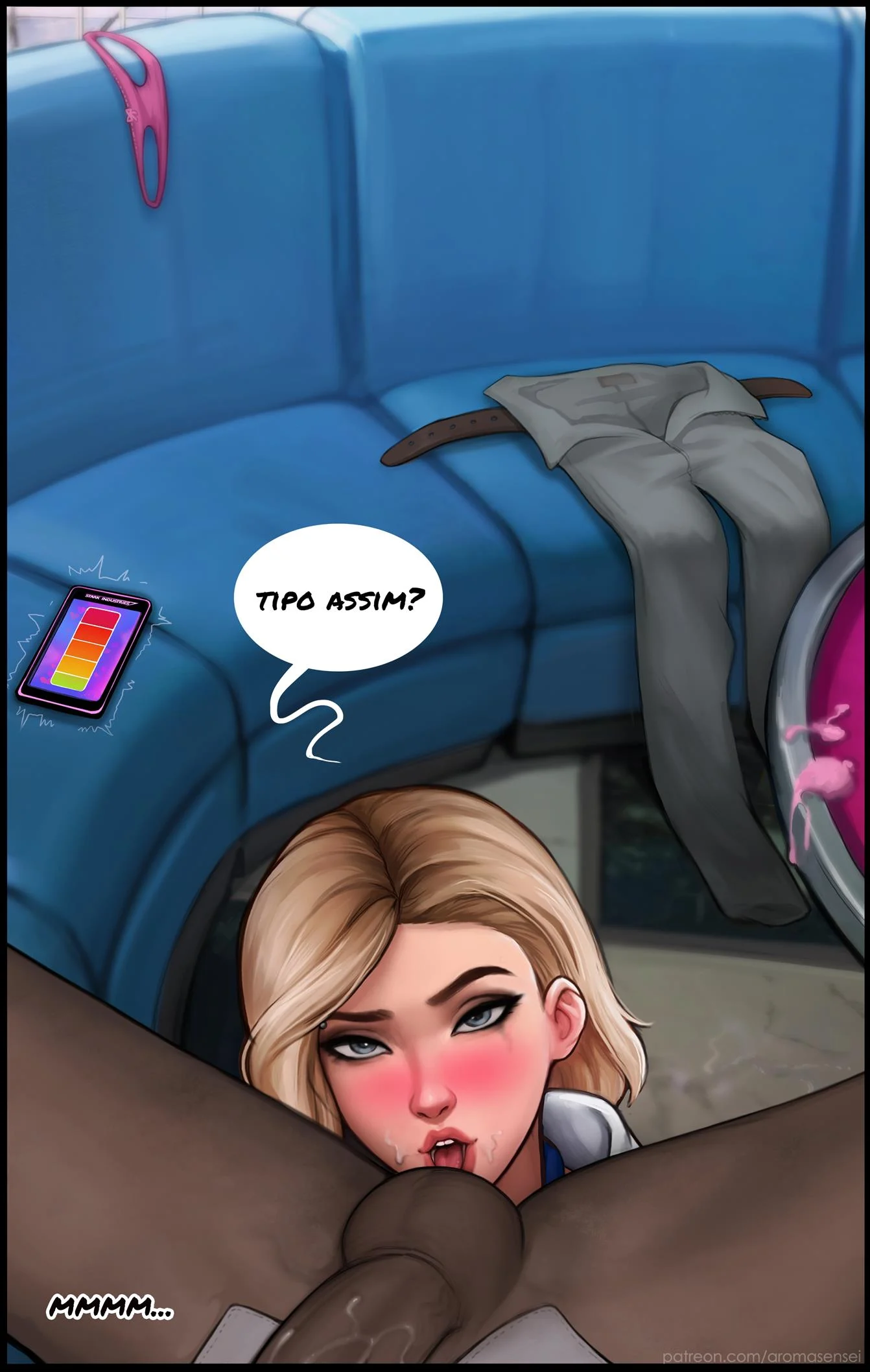 O Presente da Gwen &ndash; Aroma Sensei &ndash; Ler Quadrinho Porno PT-BR