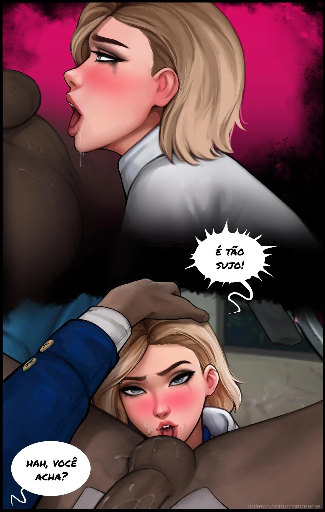 O Presente da Gwen &ndash; Aroma Sensei &ndash; Ler Quadrinho Porno PT-BR