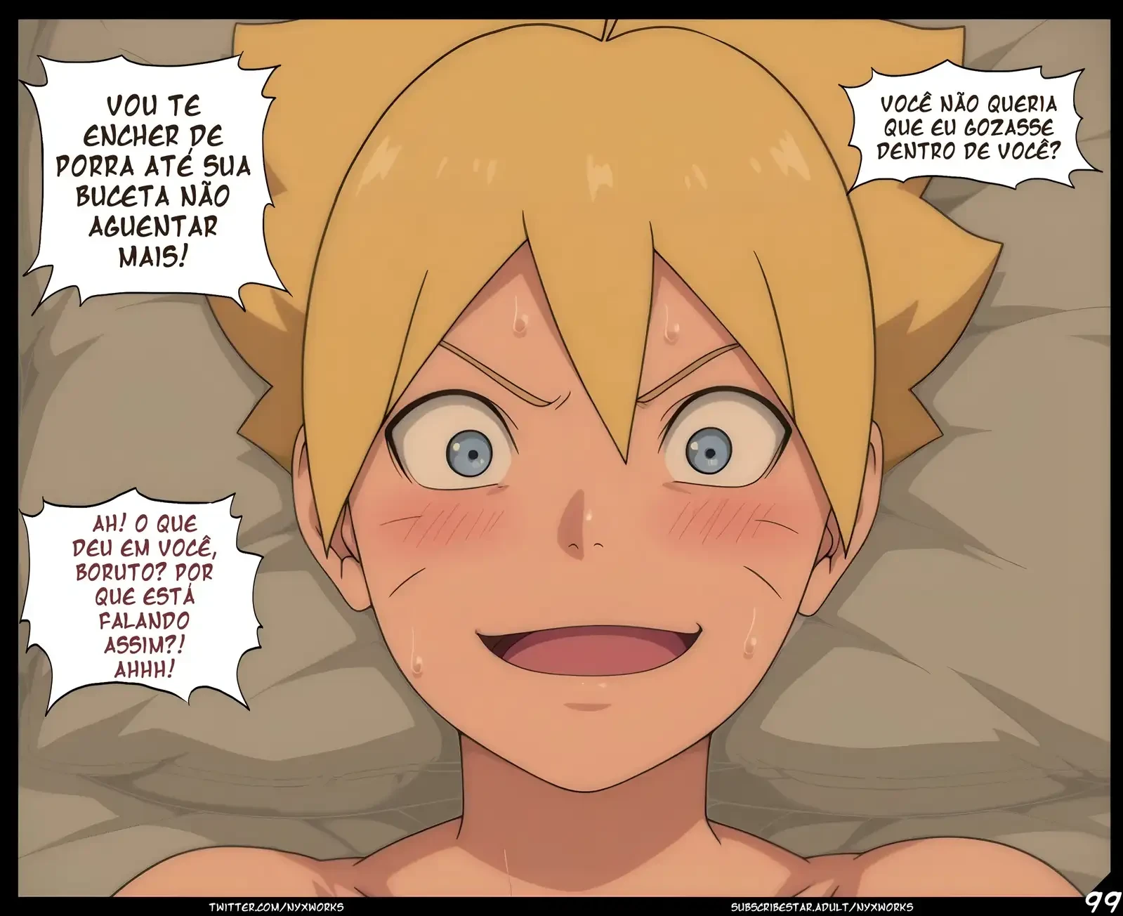 O presente de anivers&aacute;rio de Boruto &ndash; Hentai &ndash; Todo Traduzido