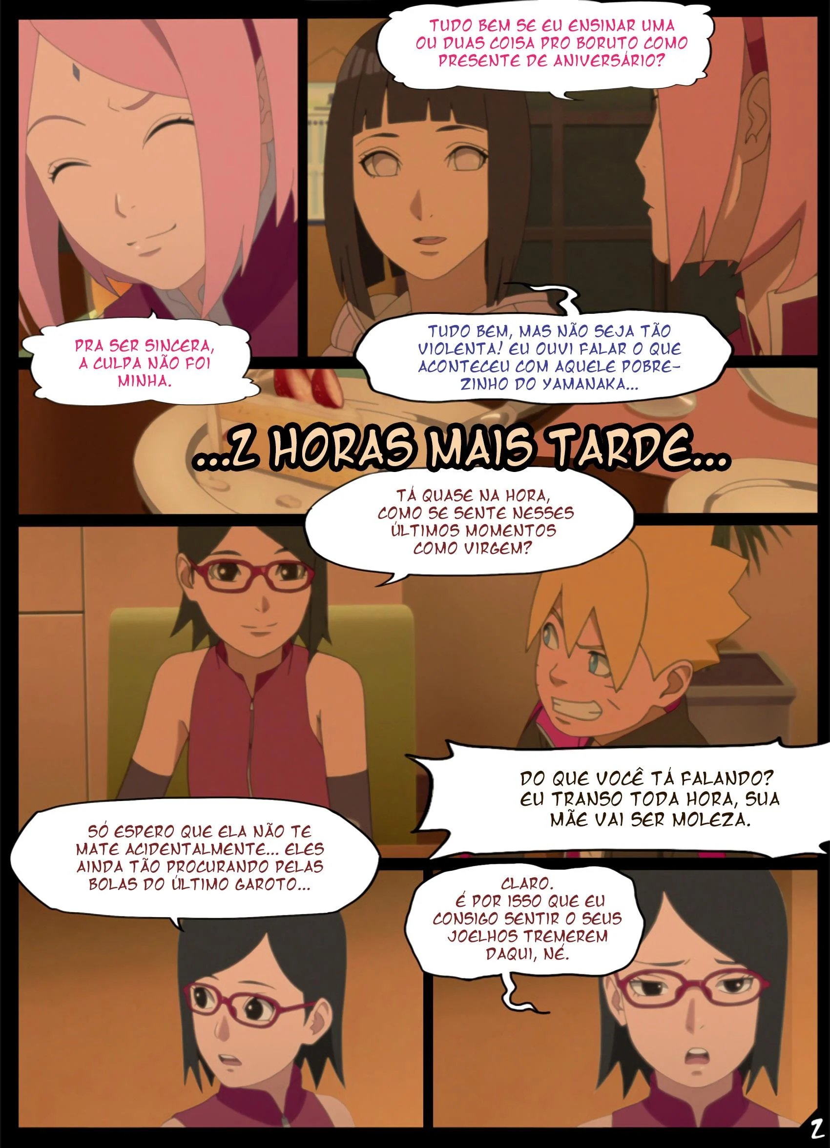 O presente de anivers&aacute;rio de Boruto &ndash; Hentai &ndash; Todo Traduzido