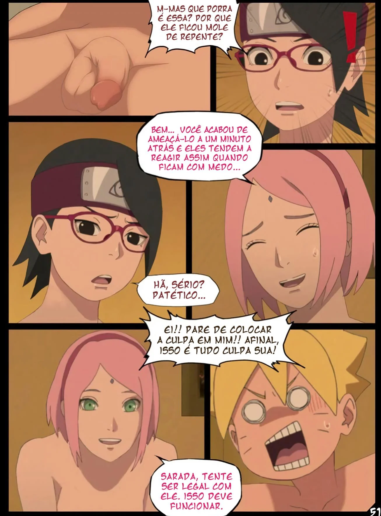 O presente de anivers&aacute;rio de Boruto &ndash; Hentai &ndash; Todo Traduzido