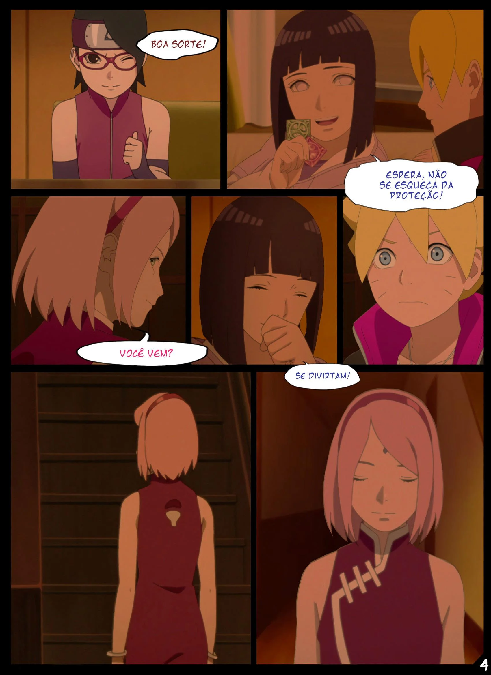 O presente de anivers&aacute;rio de Boruto &ndash; Hentai &ndash; Todo Traduzido