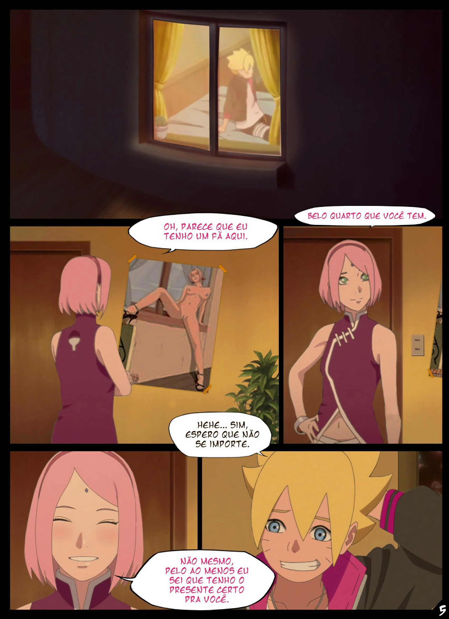O presente de anivers&aacute;rio de Boruto &ndash; Hentai &ndash; Todo Traduzido