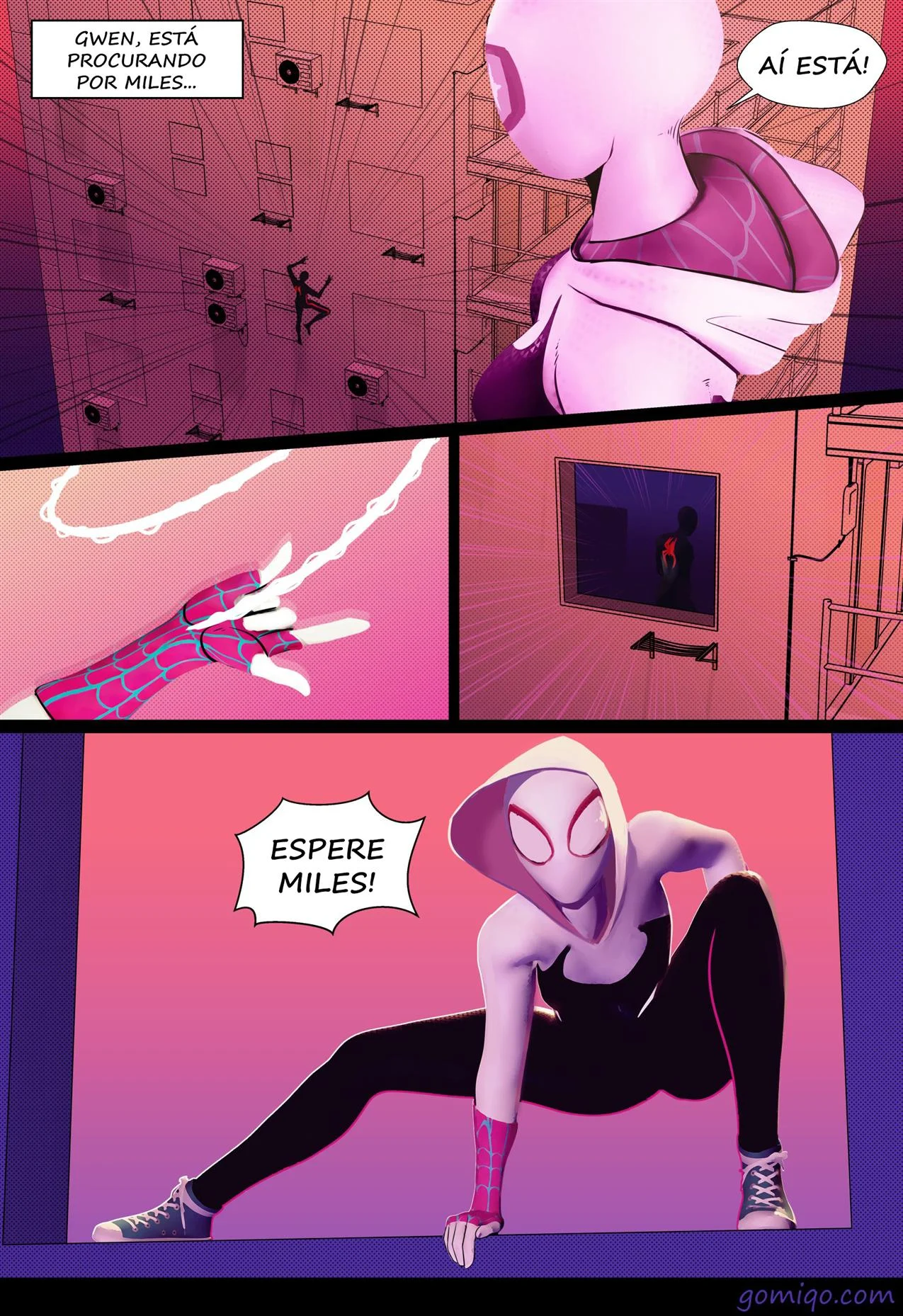 O Reencontro dos Aranhas &ndash; Quadrinhos Eroticos &ndash; Todo Traduzido