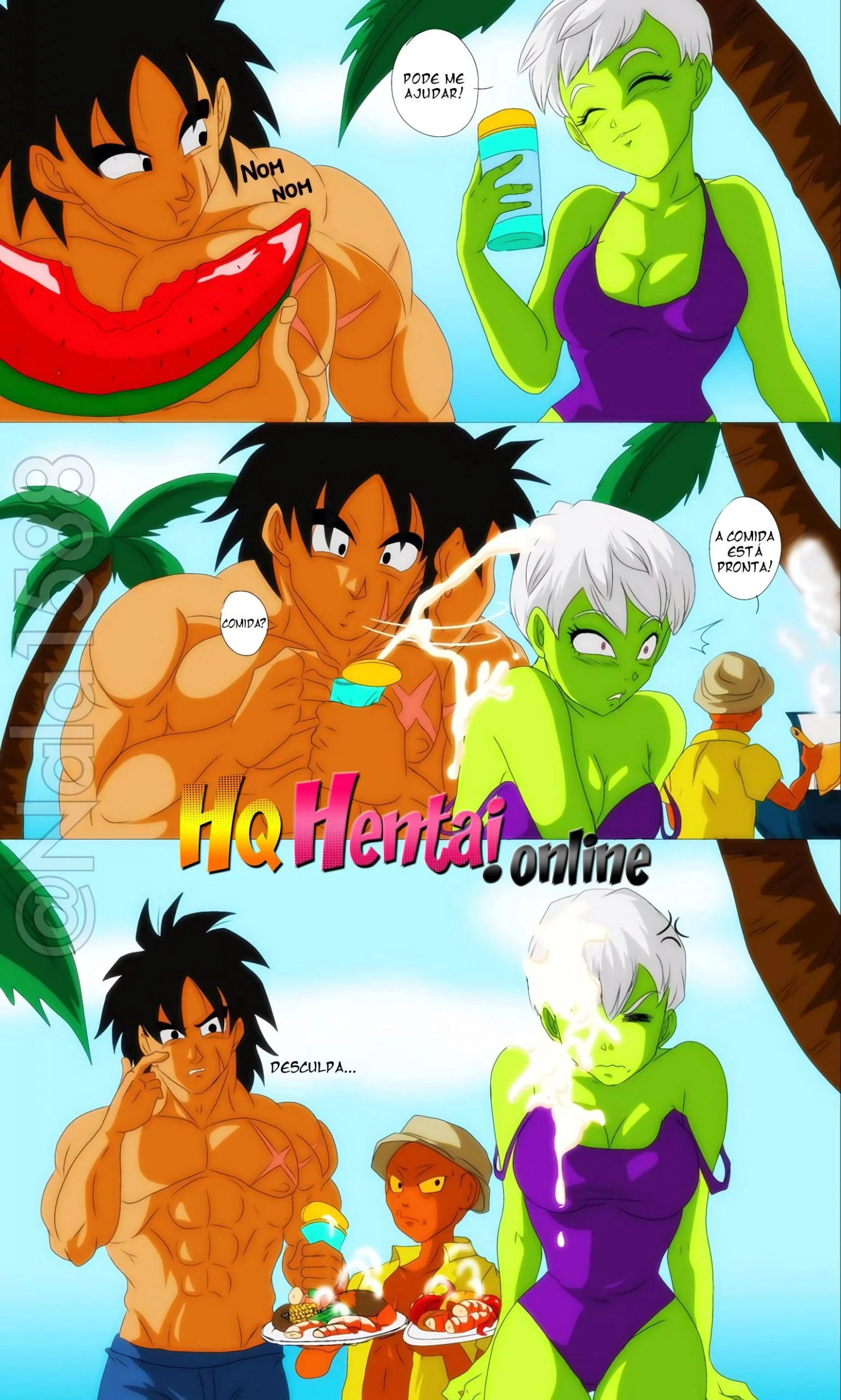 O romance de Broly e Cheelai &ndash; Hentai &ndash; Todo em PT-BR