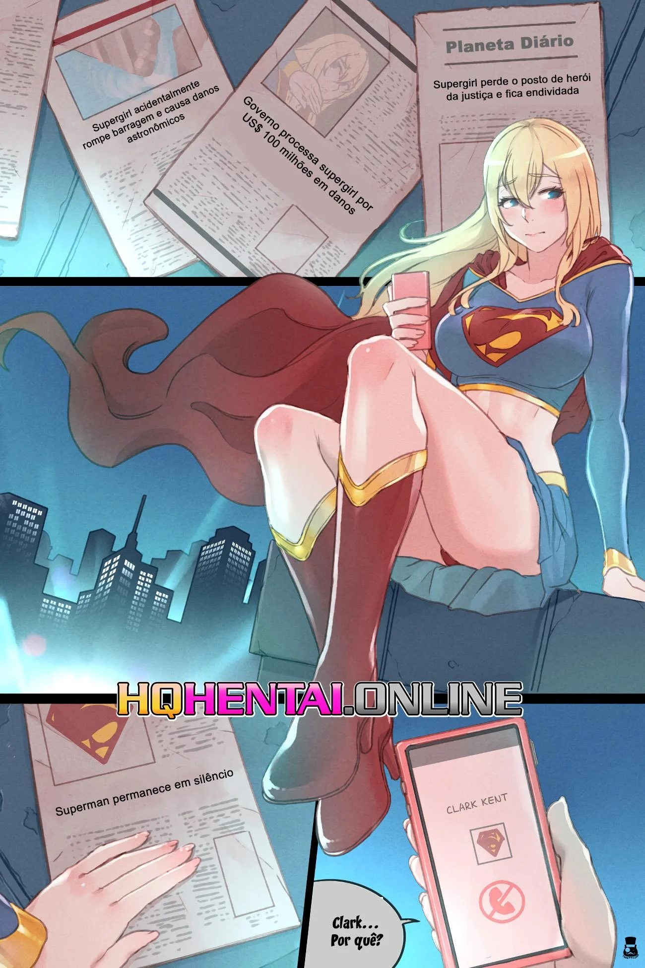 O segredo da Supergirl – Boquete – Hentai em Português O segredo da Supergirl – Boquete – Hentai em Português