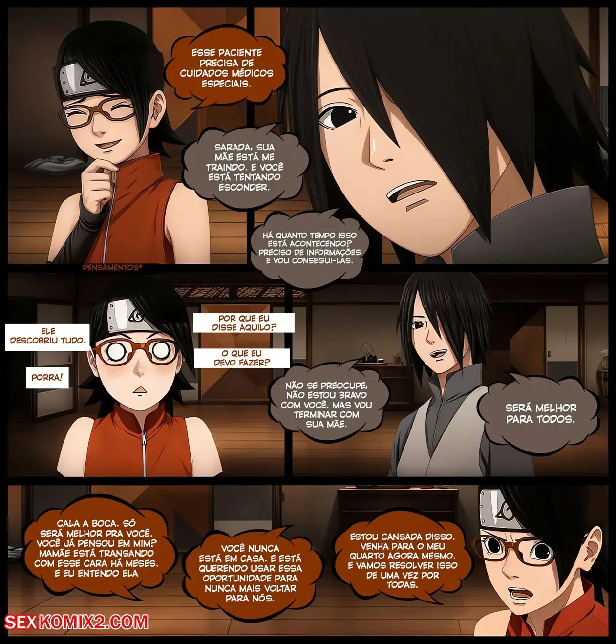 O Segredo dos Uchihas &ndash; Sarada Hentai &ndash; SuperHQ