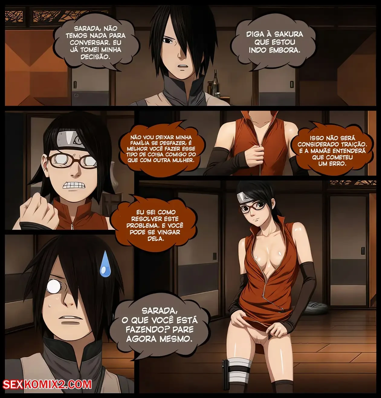 O Segredo dos Uchihas – Sarada Hentai – SuperHQ O Segredo dos Uchihas – Sarada Hentai – SuperHQ