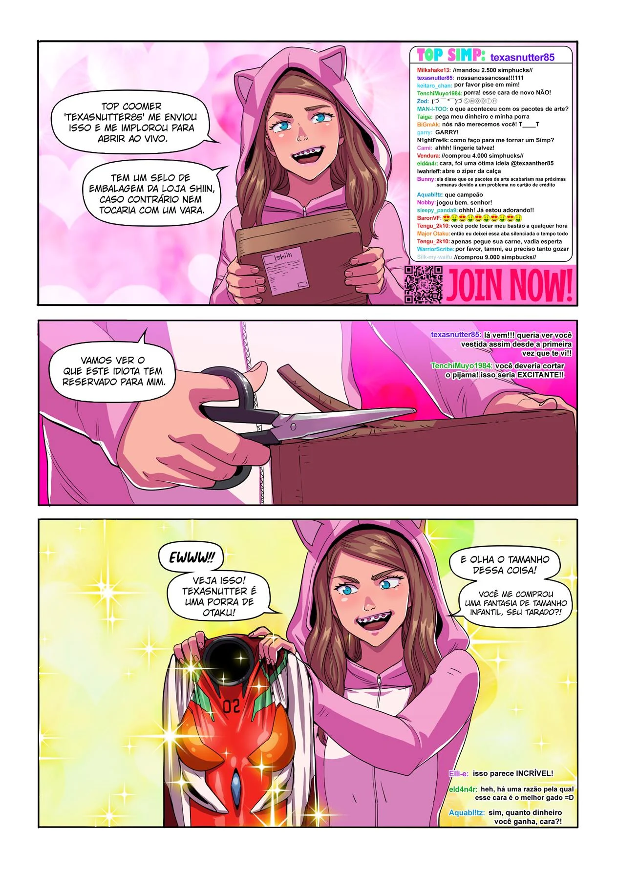 O Show da Tammy – Brinquedos Sexuais – Ler Quadrinho Completos O Show da Tammy – Brinquedos Sexuais – Ler Quadrinho Completos