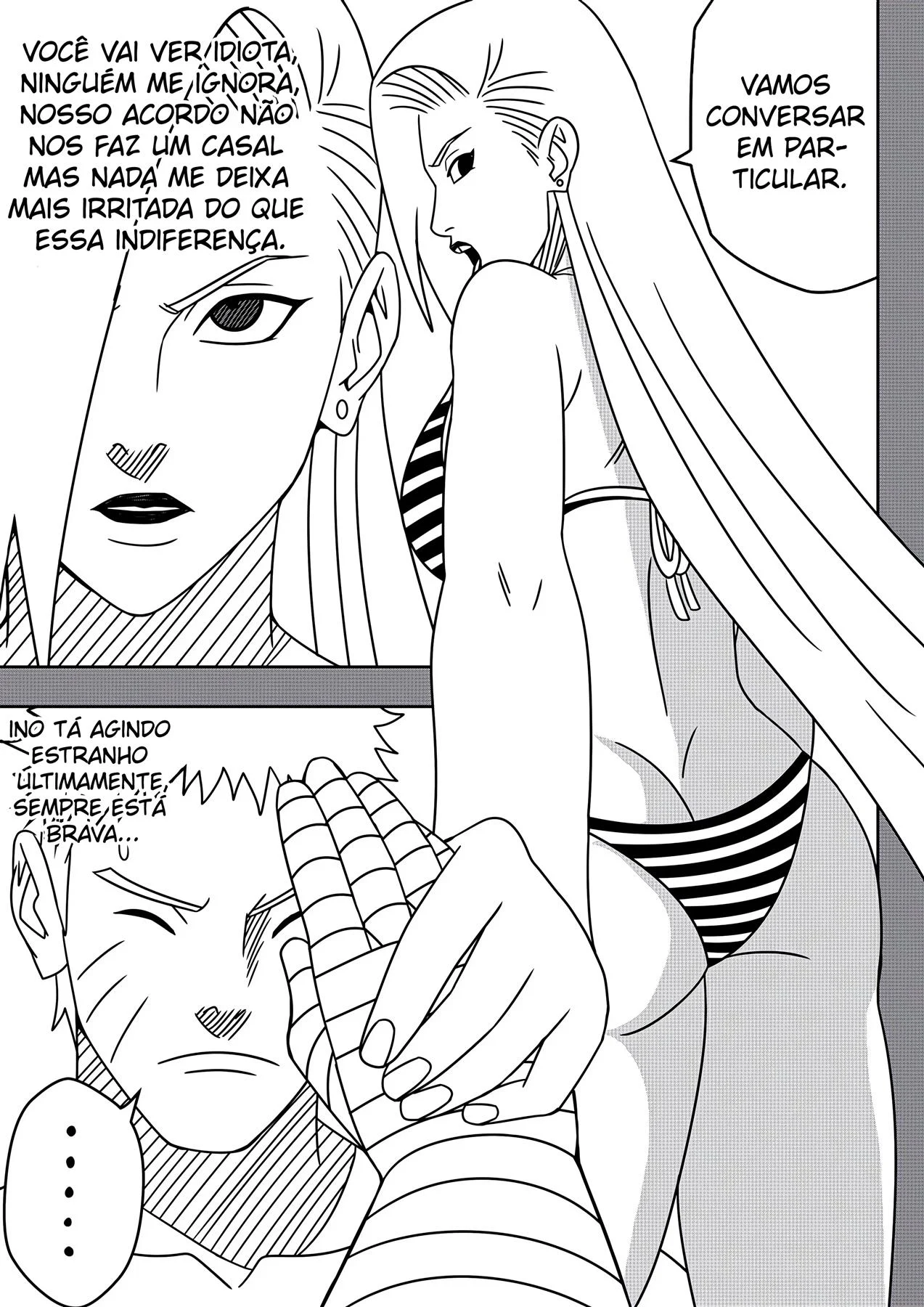 O Sonho Pervertido de Ino &ndash; Naruto Hentai &ndash; Quadrinho em Portugu&ecirc;s PT-BR