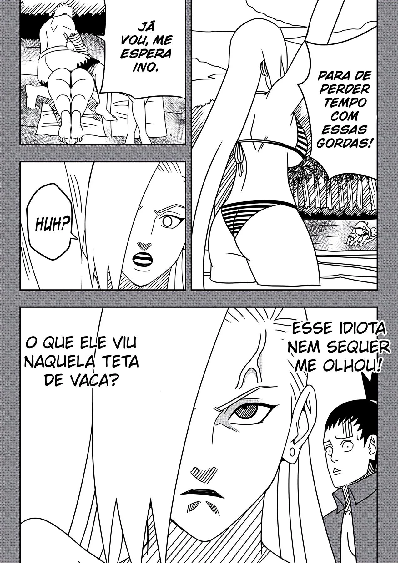 O Sonho Pervertido de Ino &ndash; Naruto Hentai &ndash; Quadrinho em Portugu&ecirc;s PT-BR