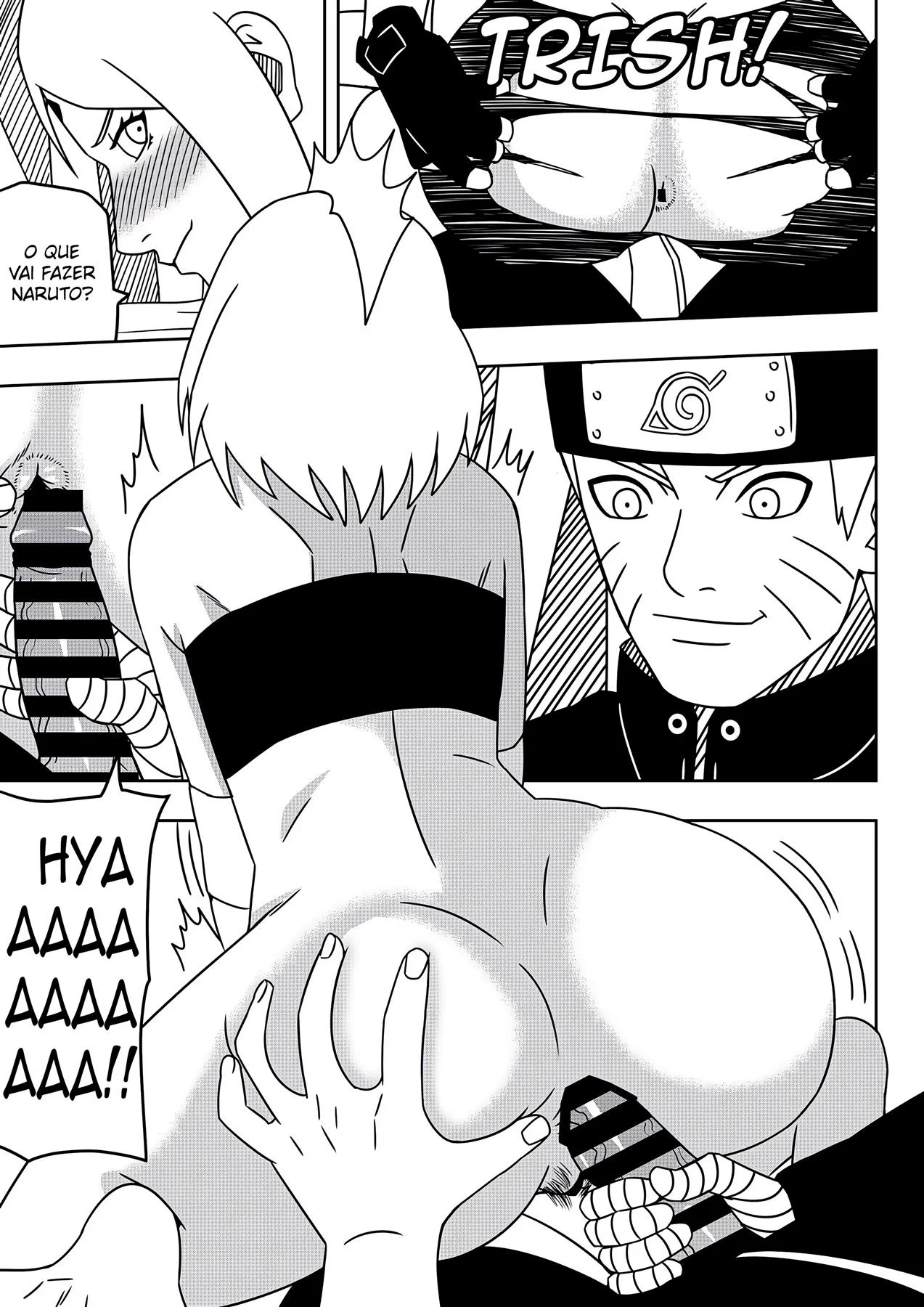 O Sonho Pervertido de Sakura &ndash; Sakura Hentai &ndash; Quadrinho De Sexo Em PT-BR