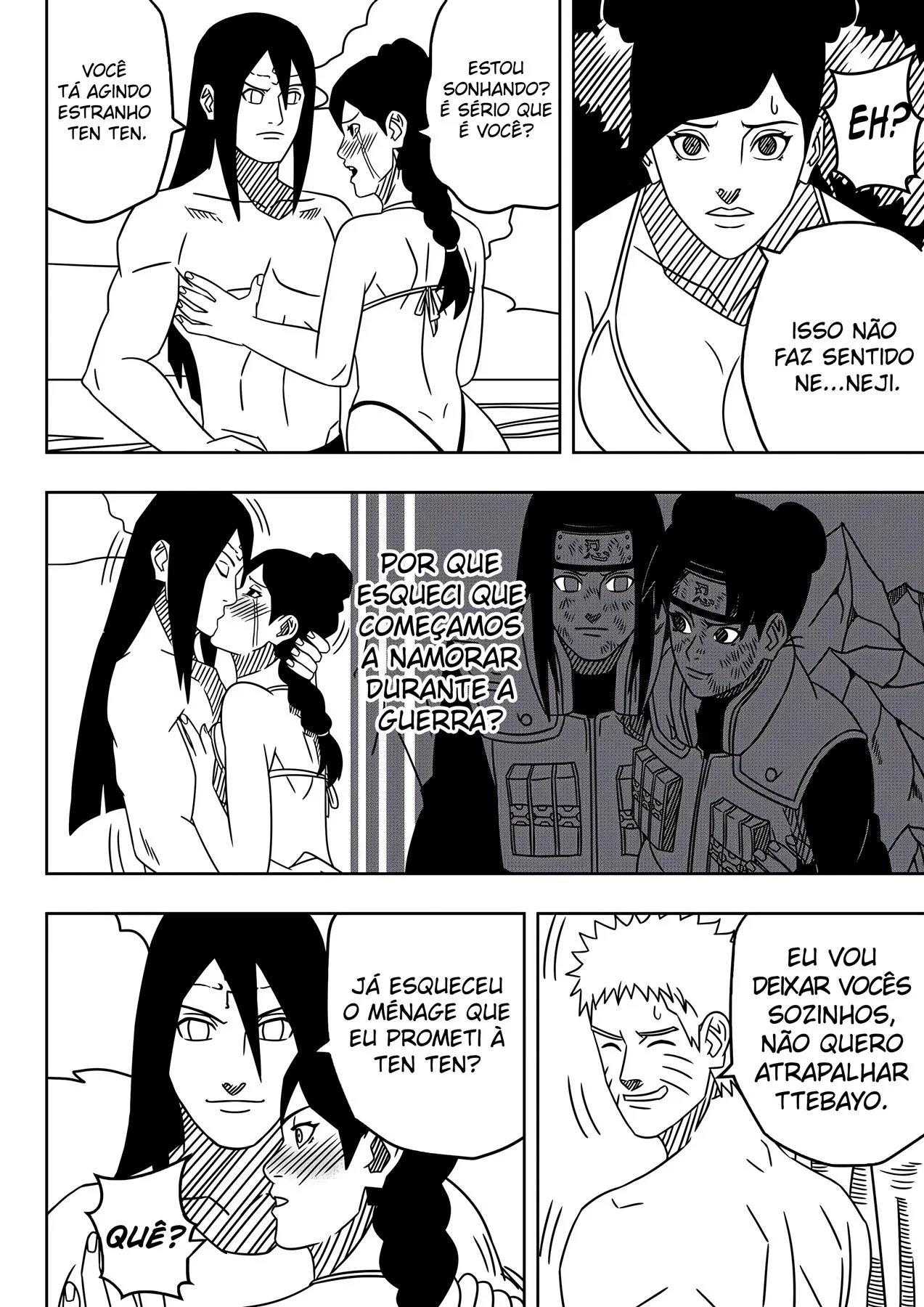 O Sonho Pervertido de Ten Ten &ndash; Hentai Sem Censura &ndash; Quadrinho em Portugu&ecirc;s PT-BR