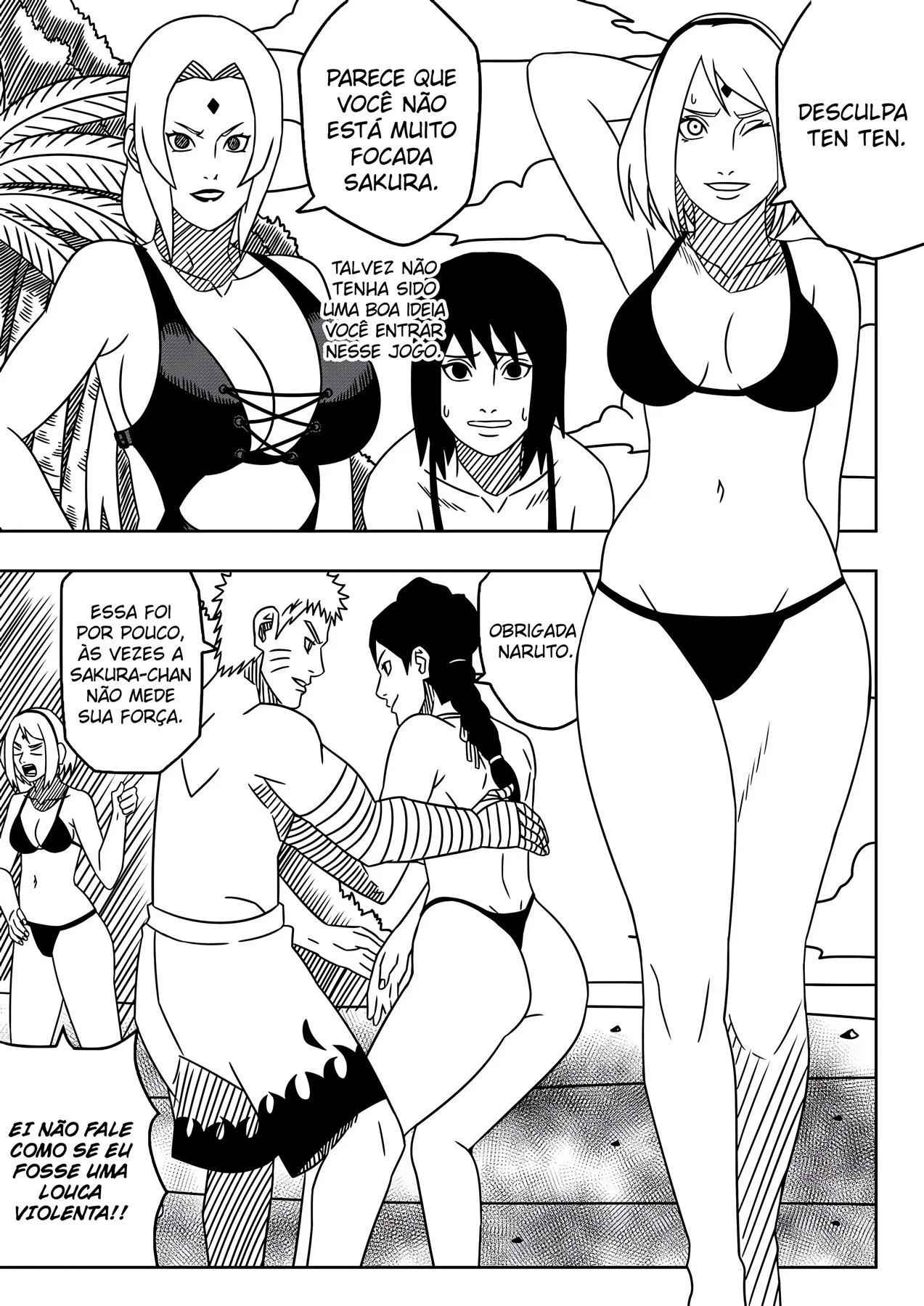 O Sonho Pervertido de Ten Ten &ndash; Hentai Sem Censura &ndash; Quadrinho em Portugu&ecirc;s PT-BR