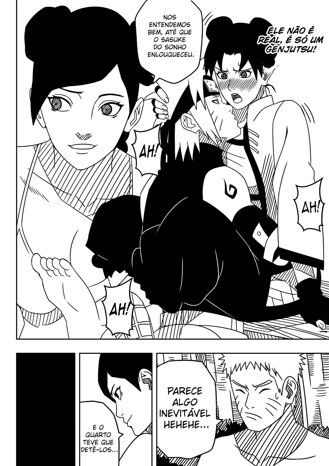 O Sonho Pervertido de Ten Ten &ndash; Hentai Sem Censura &ndash; Quadrinho em Portugu&ecirc;s PT-BR