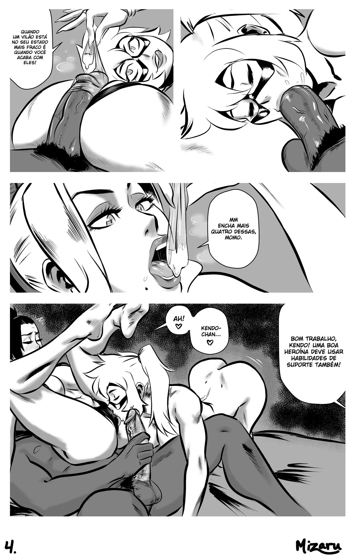 O teste das hero&iacute;nas &ndash; Gozando Dentro &ndash; Sem Censura