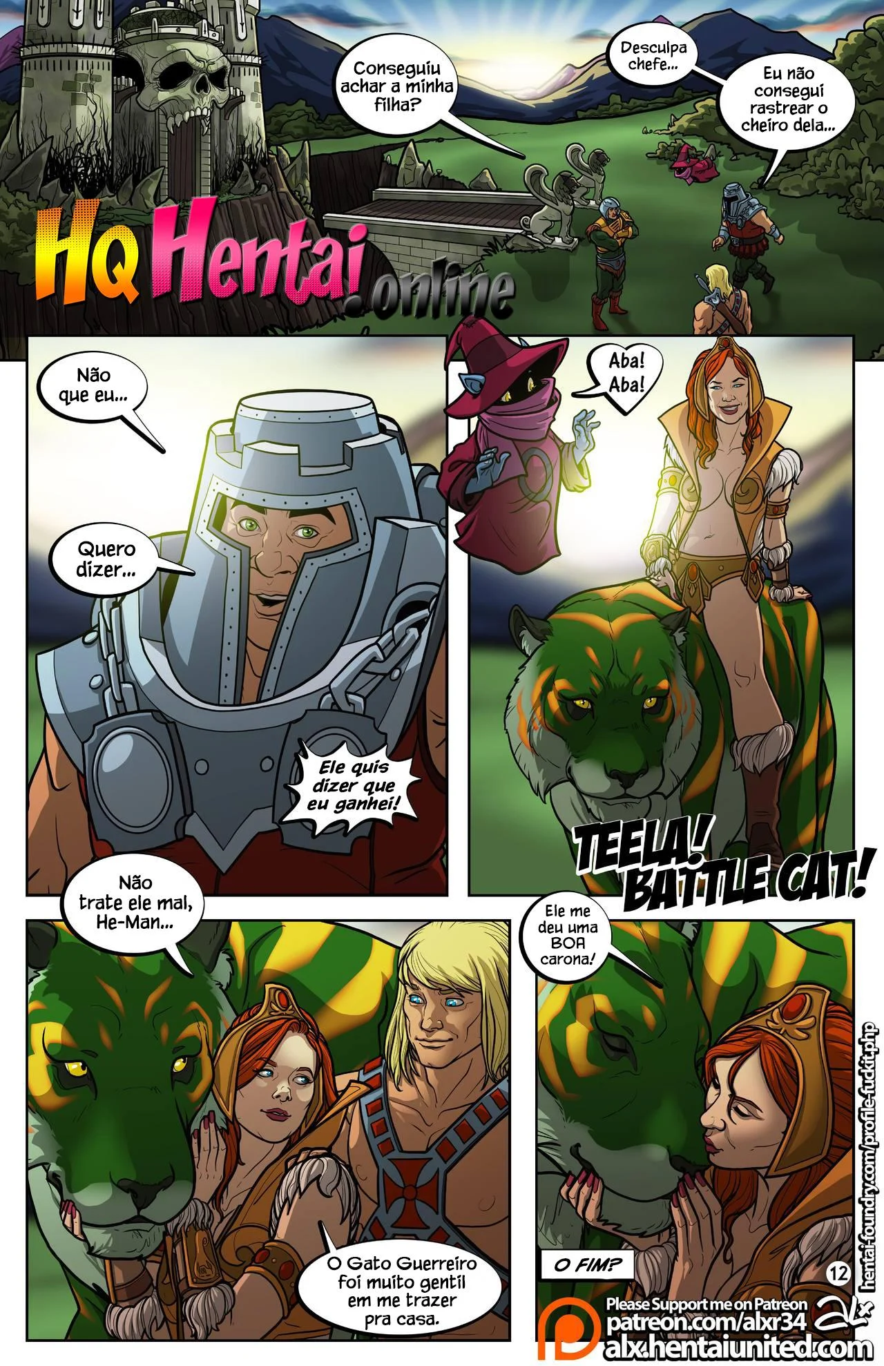 O teste de Teela &ndash; He-man Hentai &ndash; Ler Quadrinho Porno PT-BR