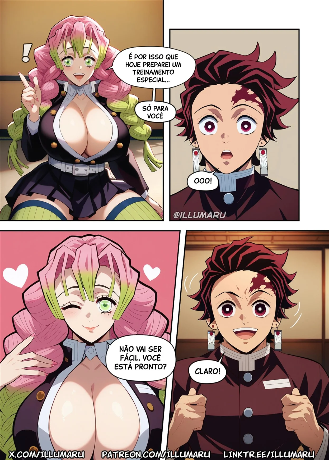 O Treinamento Hashira de Mitsuri &ndash; Hentai &ndash; Legendas em PT-BR