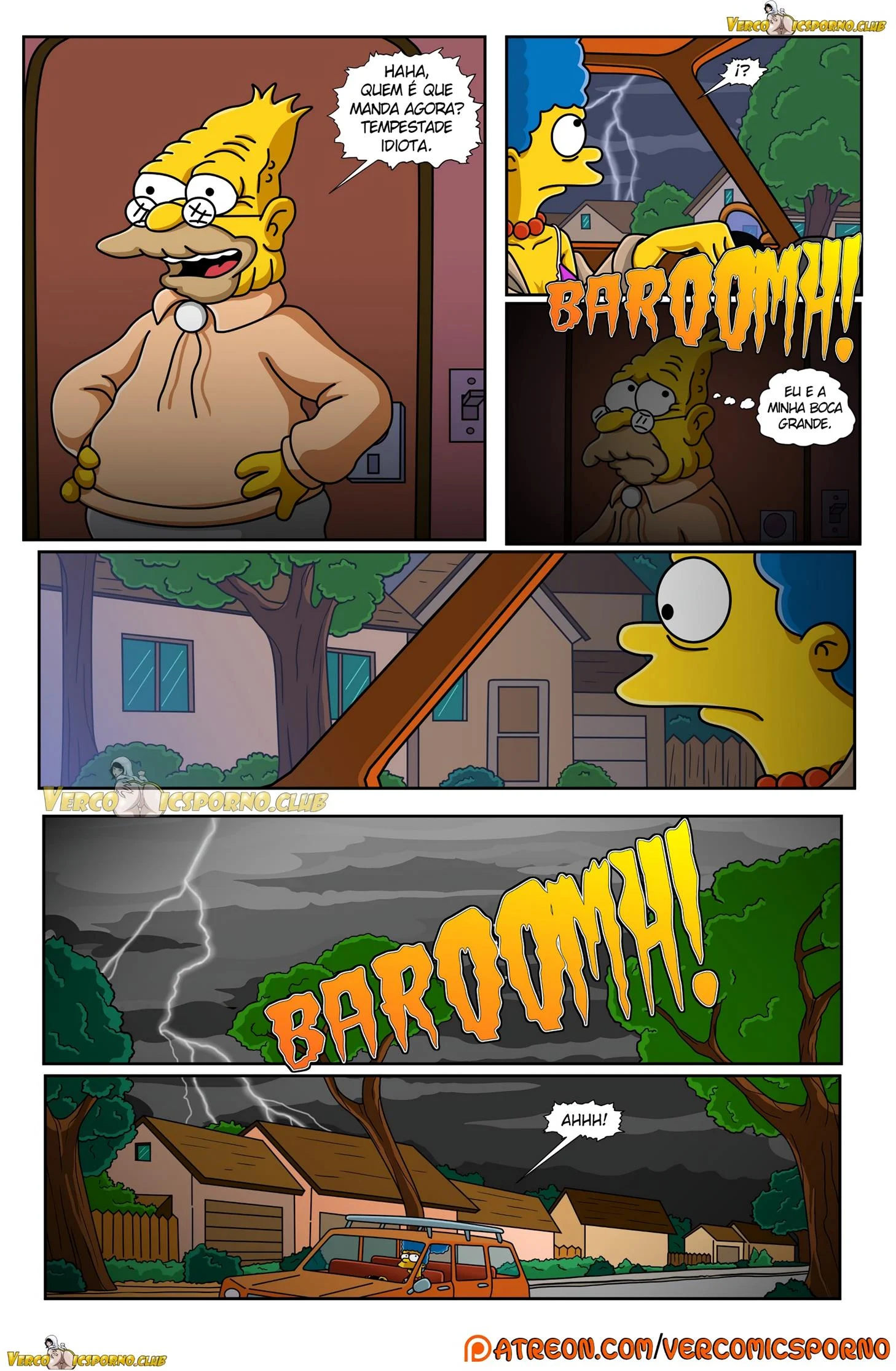 O Vov&ocirc; e Eu &ndash; Trai&ccedil;&atilde;o &ndash; Ler Quadrinho Completos