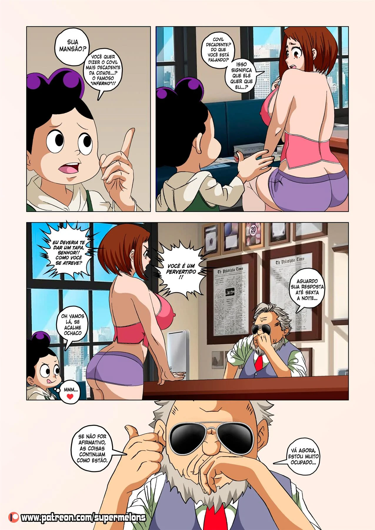 Ochako volta para casa &ndash; HQ Hentai &ndash; Quadrinho De Sexo Em PT-BR