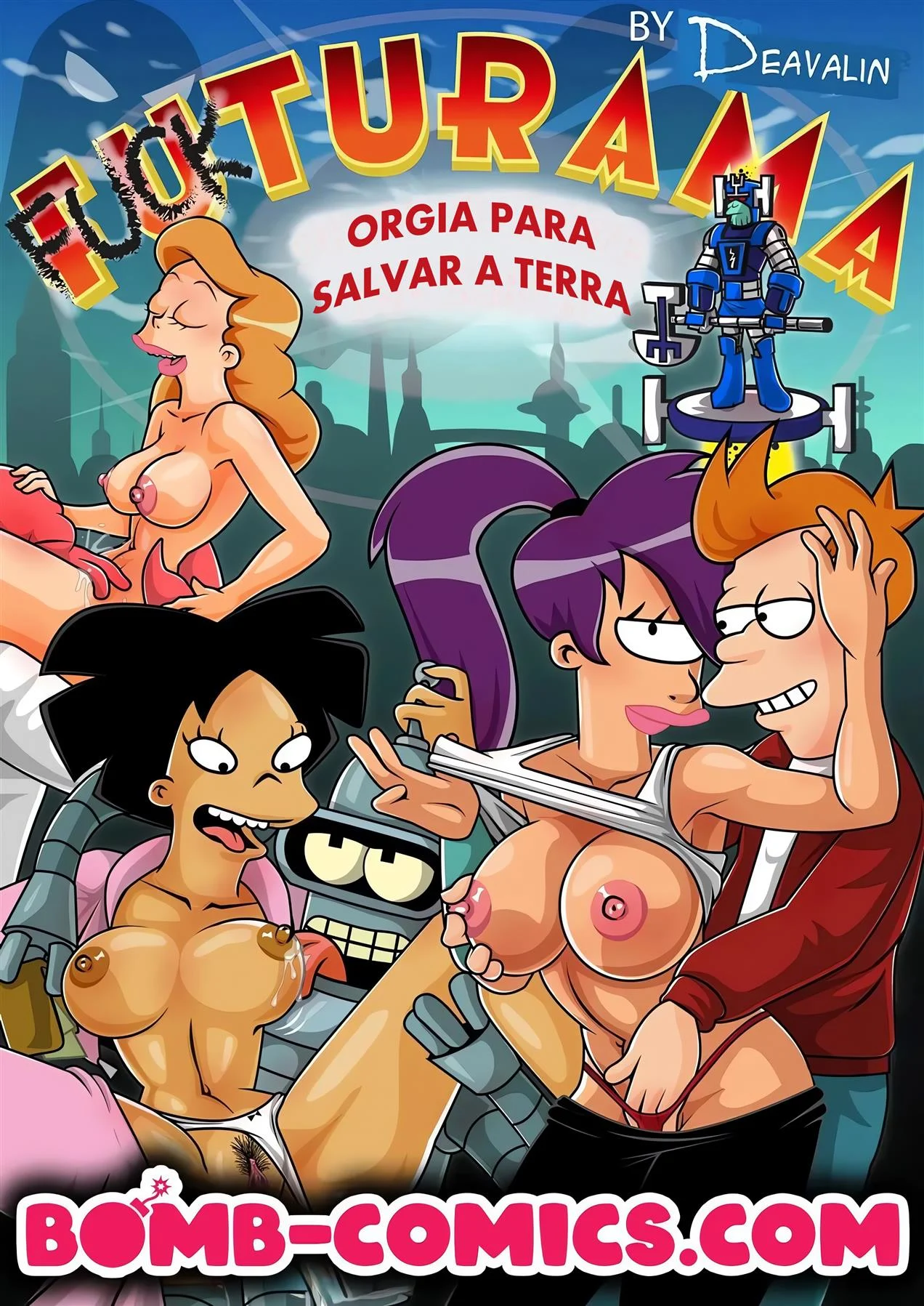 Orgia Para Salvar a Terra &ndash; Anal &ndash; Quadrinho em Portugu&ecirc;s PT-BR