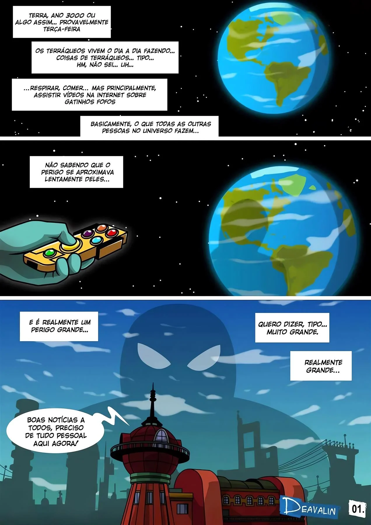 Orgia Para Salvar a Terra &ndash; Anal &ndash; Quadrinho em Portugu&ecirc;s PT-BR