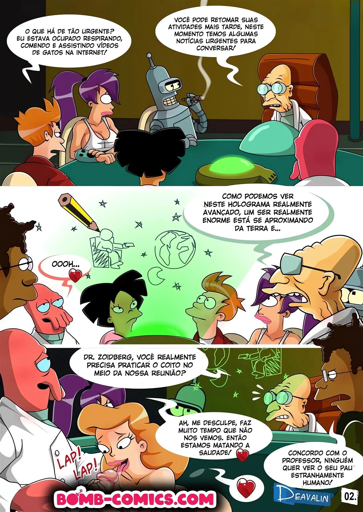 Orgia Para Salvar a Terra &ndash; Anal &ndash; Quadrinho em Portugu&ecirc;s PT-BR