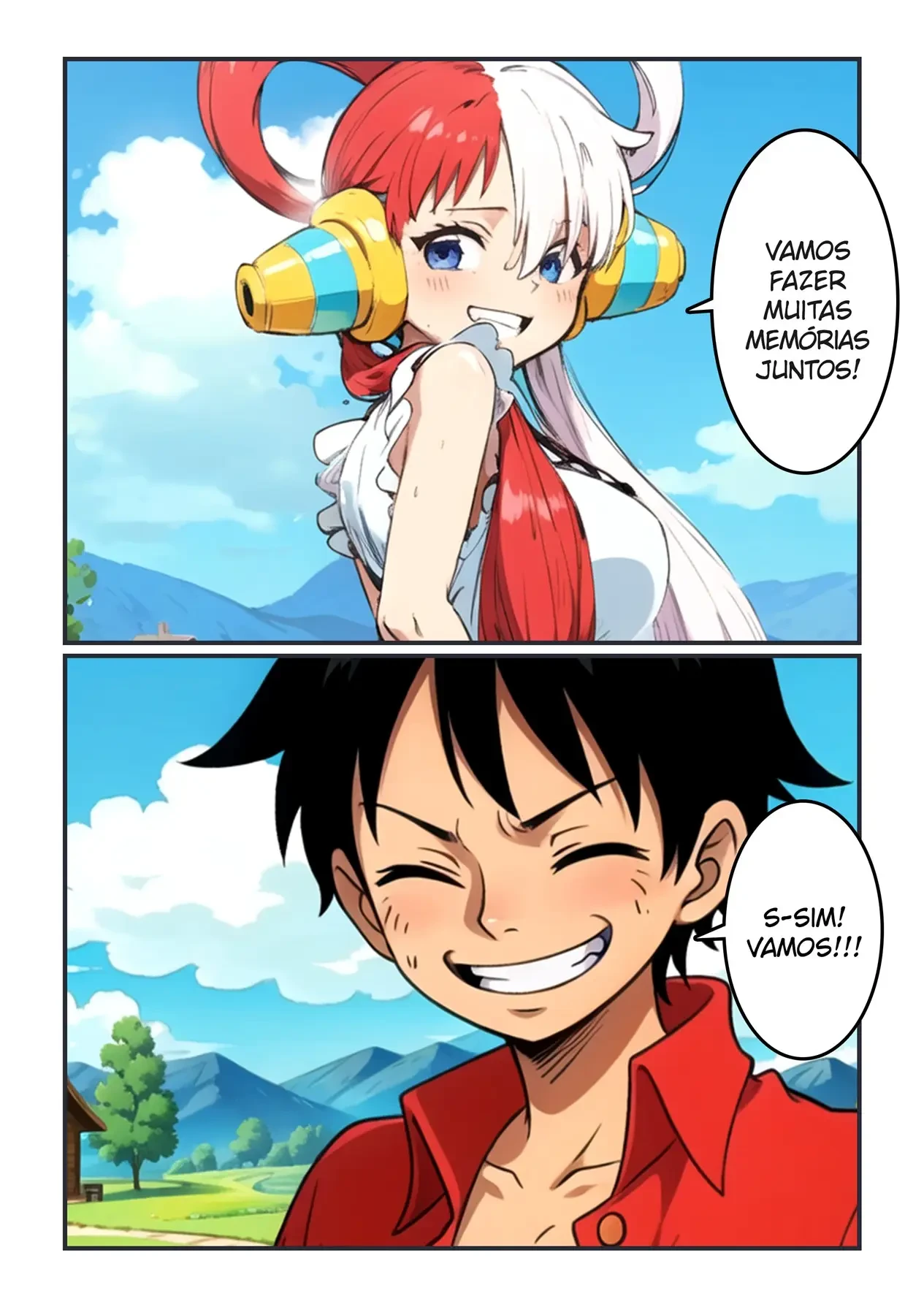 Os Laços de Luffy e Uta – Gozando Dentro – Sem Censura Os Laços de Luffy e Uta – Gozando Dentro – Sem Censura