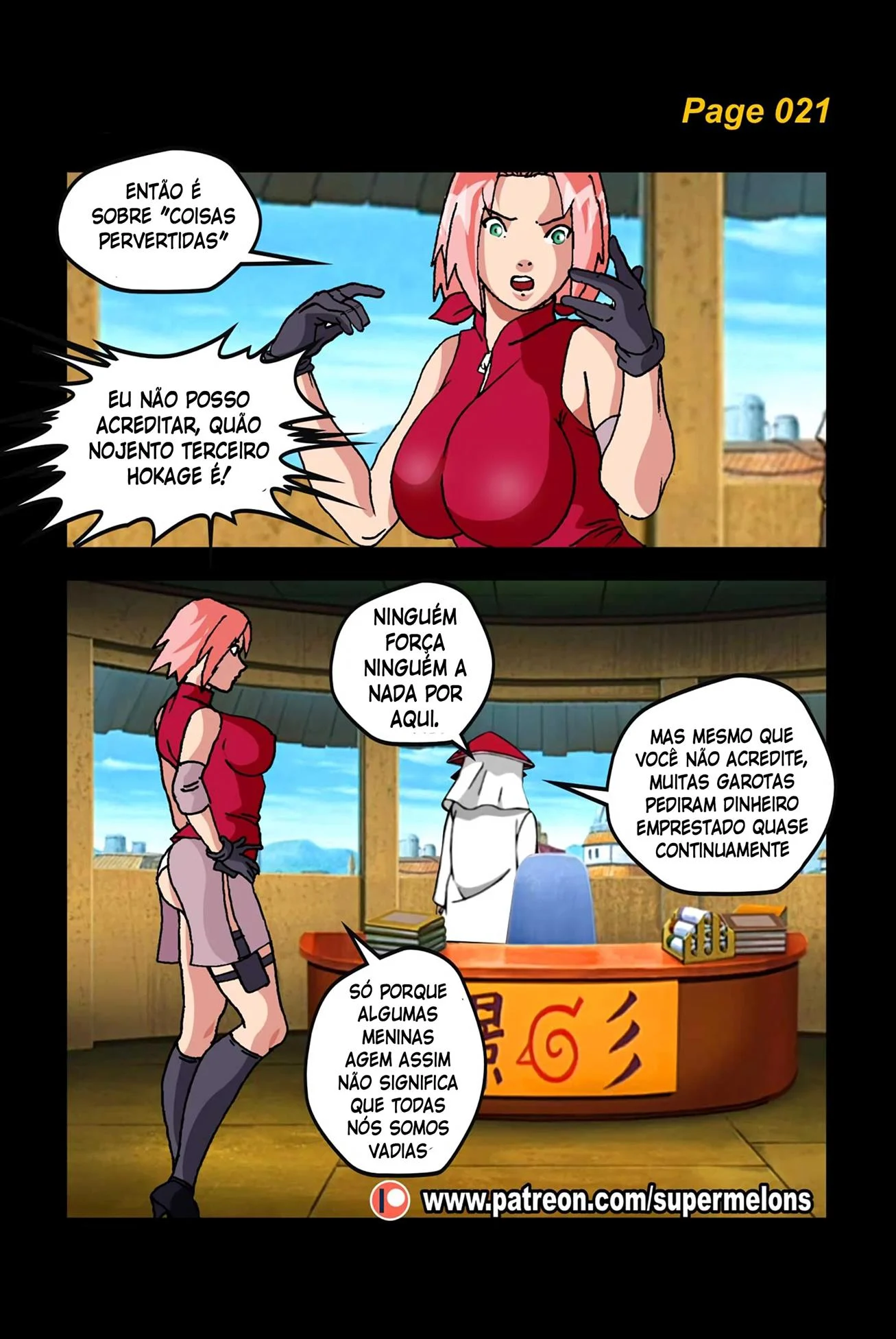 Os segredos de Konoha &ndash; Hentai &ndash; Ler Quadrinho Completos