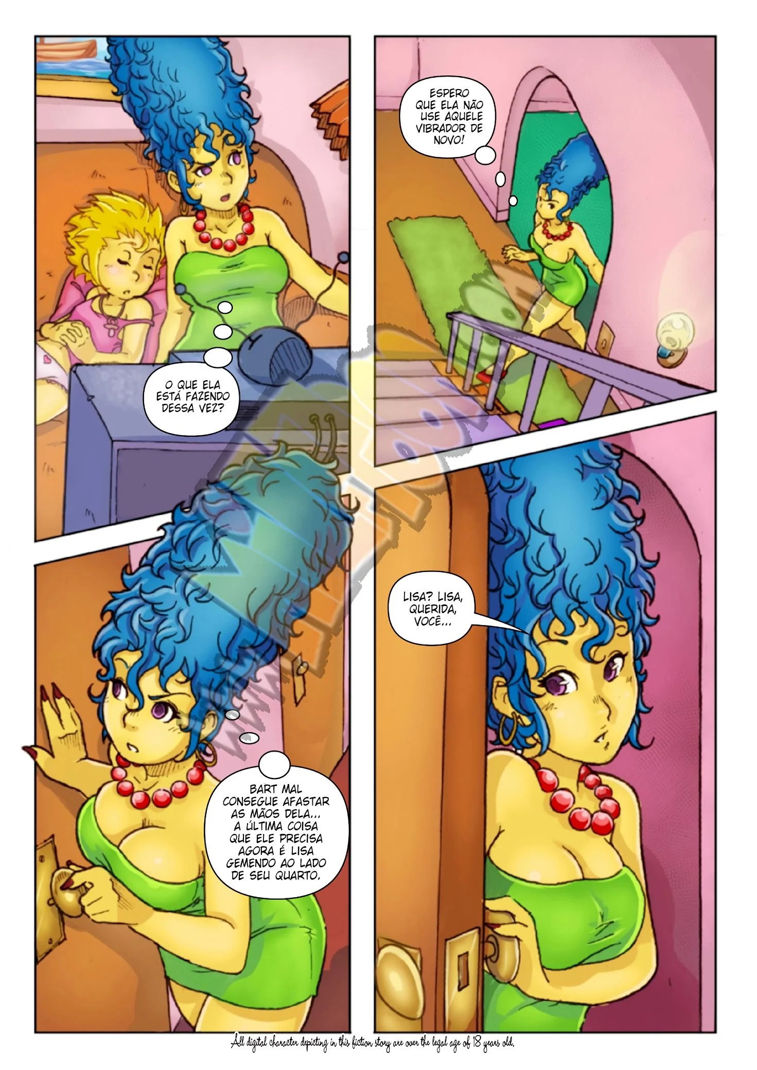 Os Simpsons &ndash; Marge Simpson Hentai &ndash; Hentai em Portugu&ecirc;s